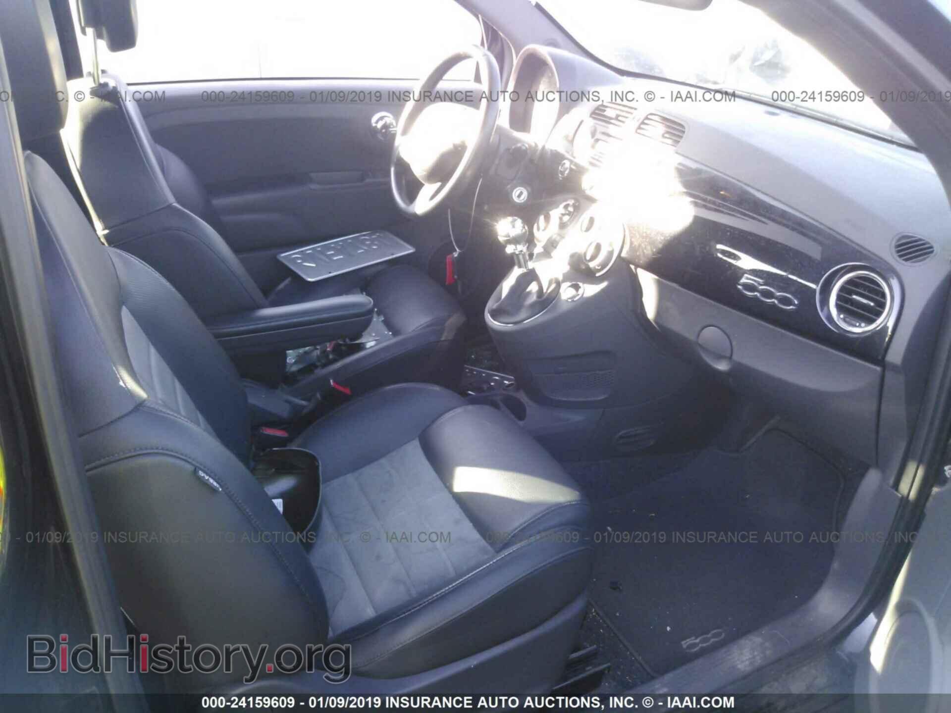 2012 FIAT 500 - VIN: 3C3CFFBRXCT196602 - Фото 5