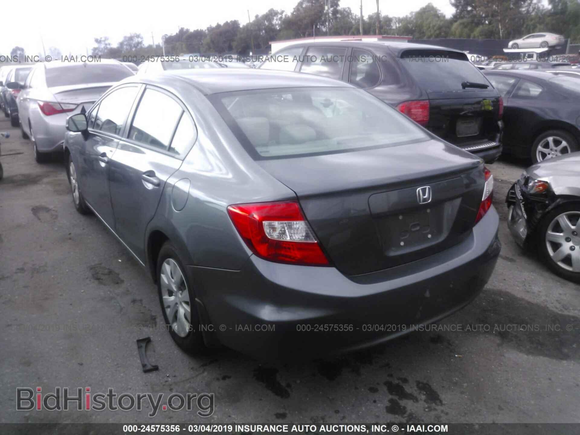 2012 HONDA CIVIC - VIN: 19XFB2F58CE367422 - Фото 3