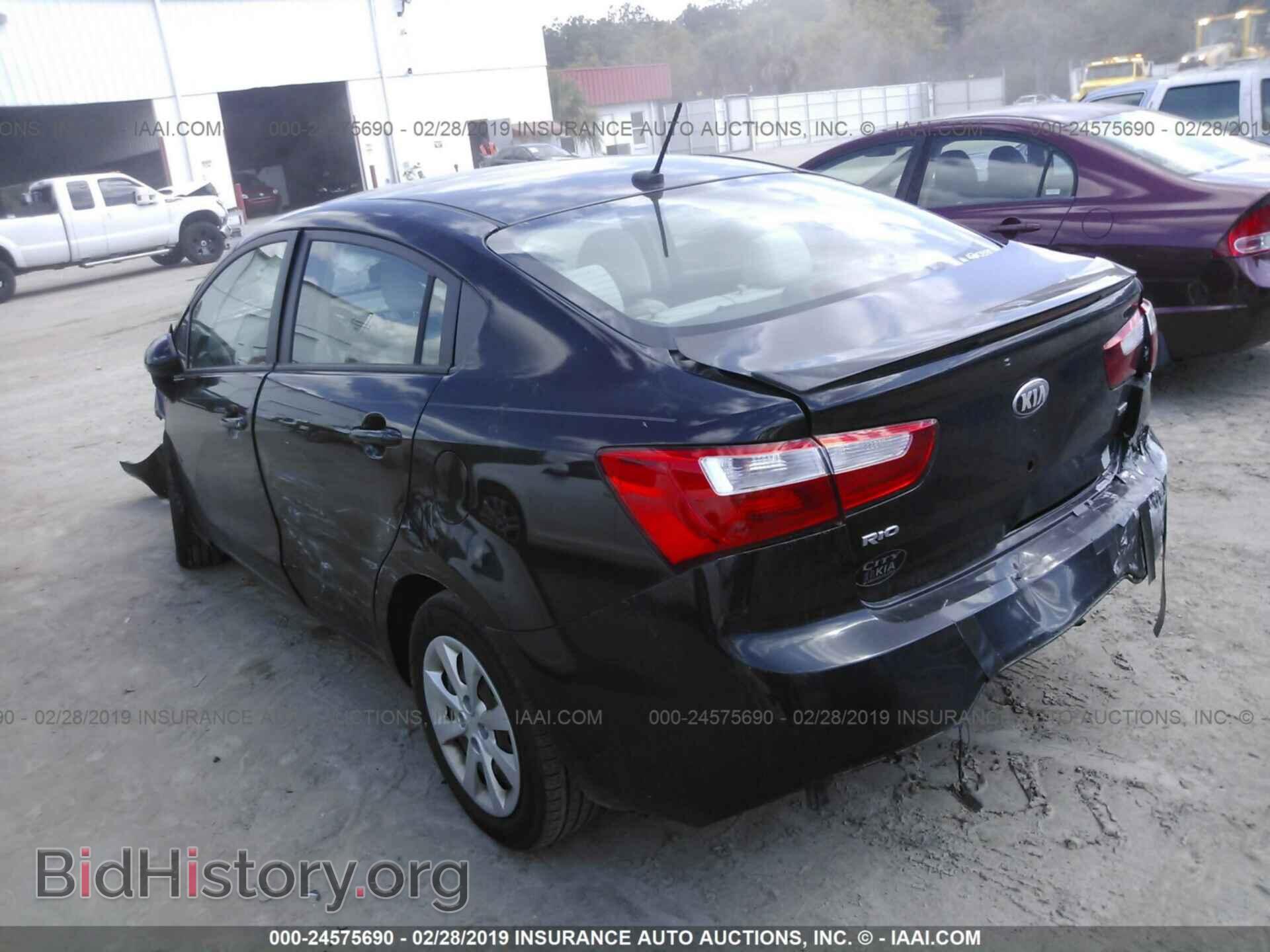 2013 KIA RIO - VIN: KNADM4A34D6200580 - Фото 3
