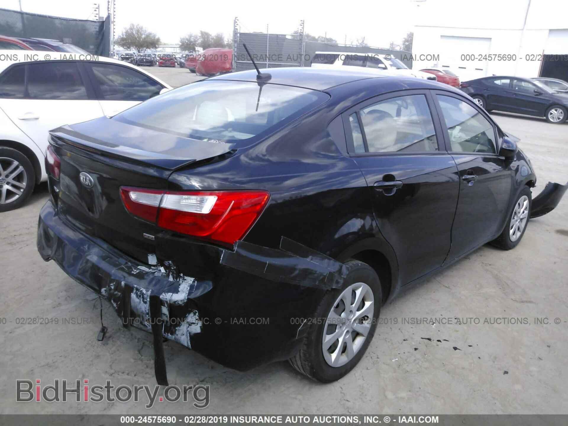 2013 KIA RIO - VIN: KNADM4A34D6200580 - Фото 4