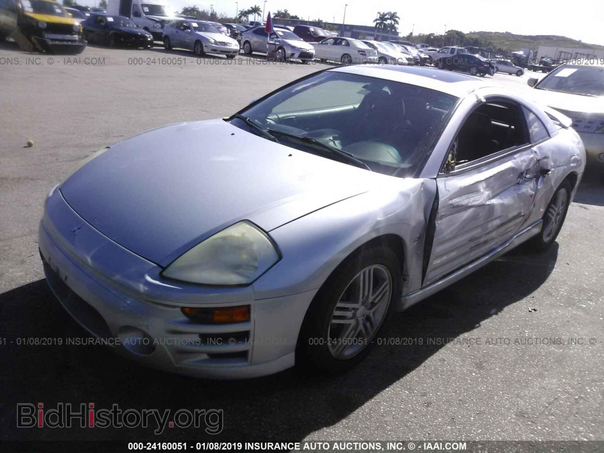 2003 MITSUBISHI ECLIPSE - VIN: 4A3AC84H33E069781 - Фото 2