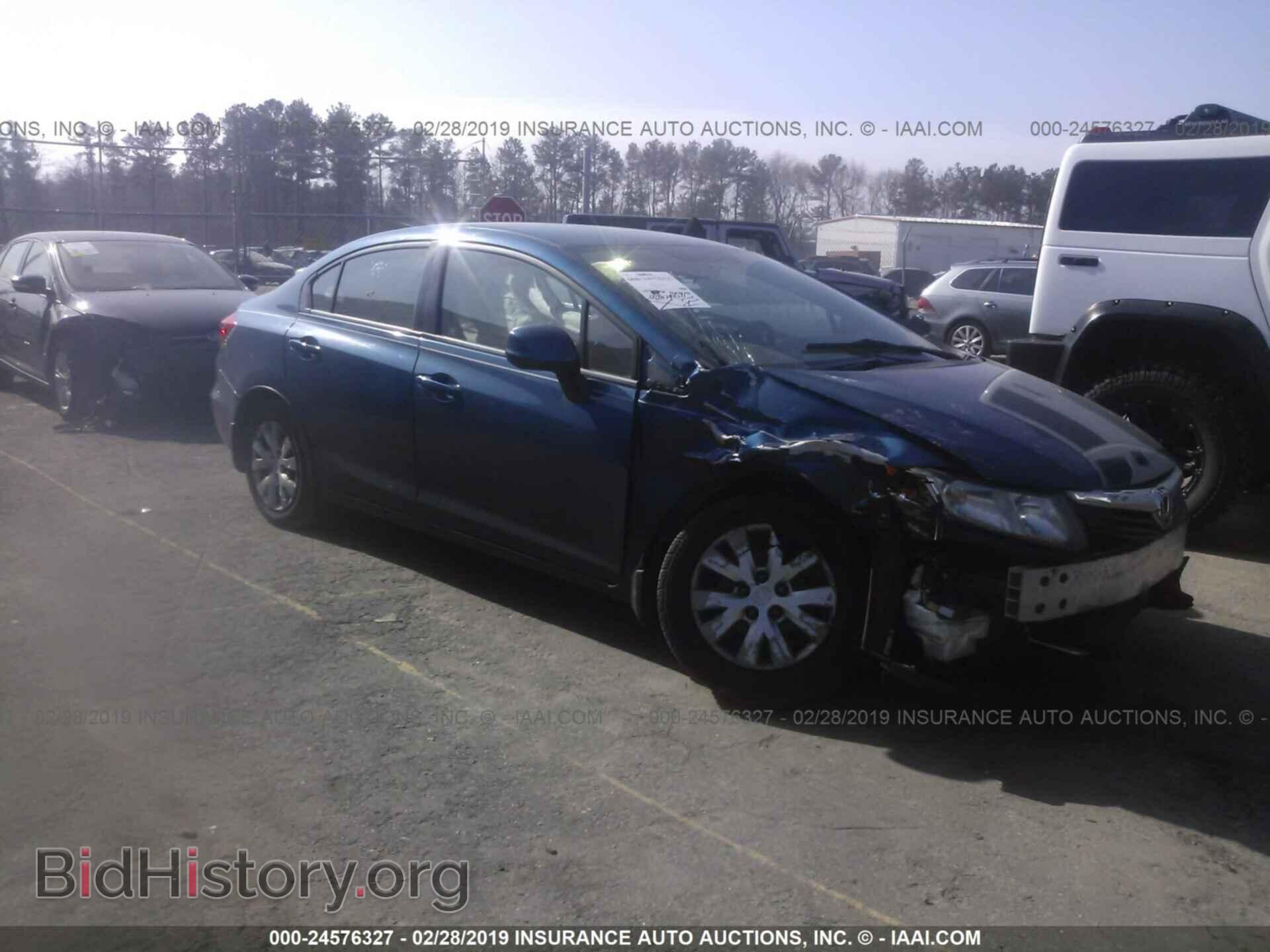 Фотография 2HGFB2F59CH545618 - HONDA CIVIC 2012
