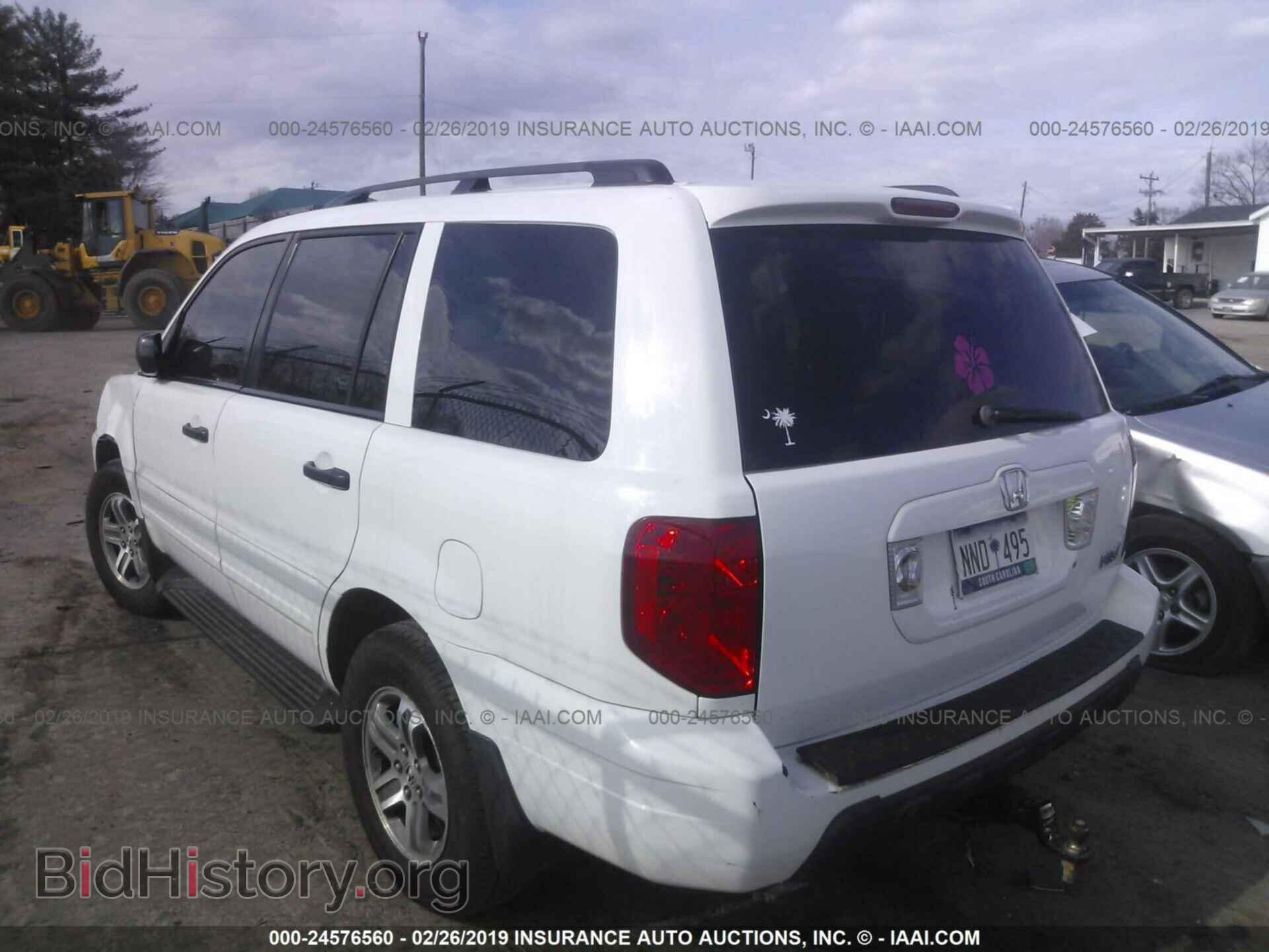 2005 HONDA PILOT - VIN: 2HKYF18415H545875 - Фото 3
