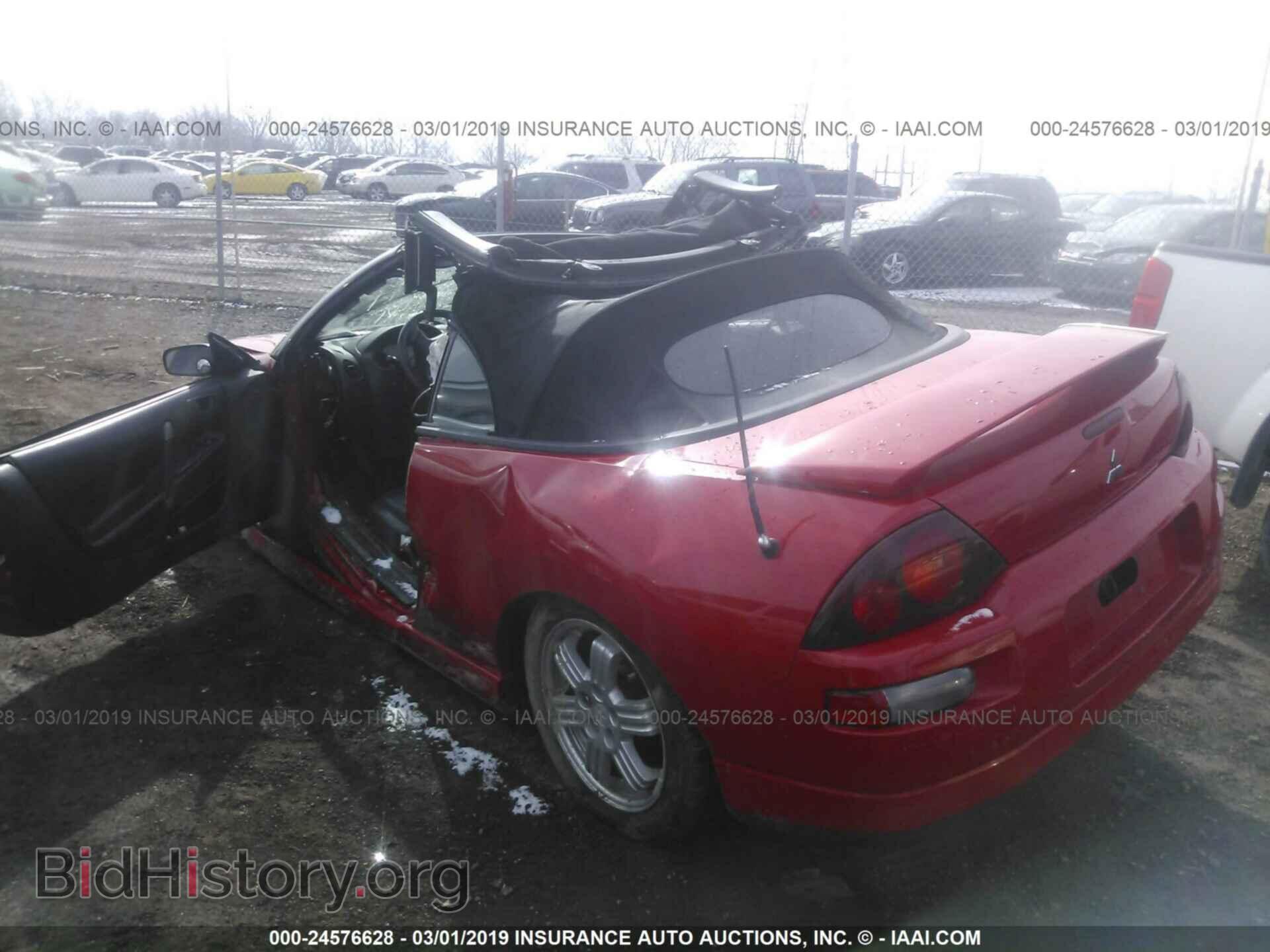 2001 MITSUBISHI ECLIPSE - VIN: 4A3AE85H51E011404 - Фото 3