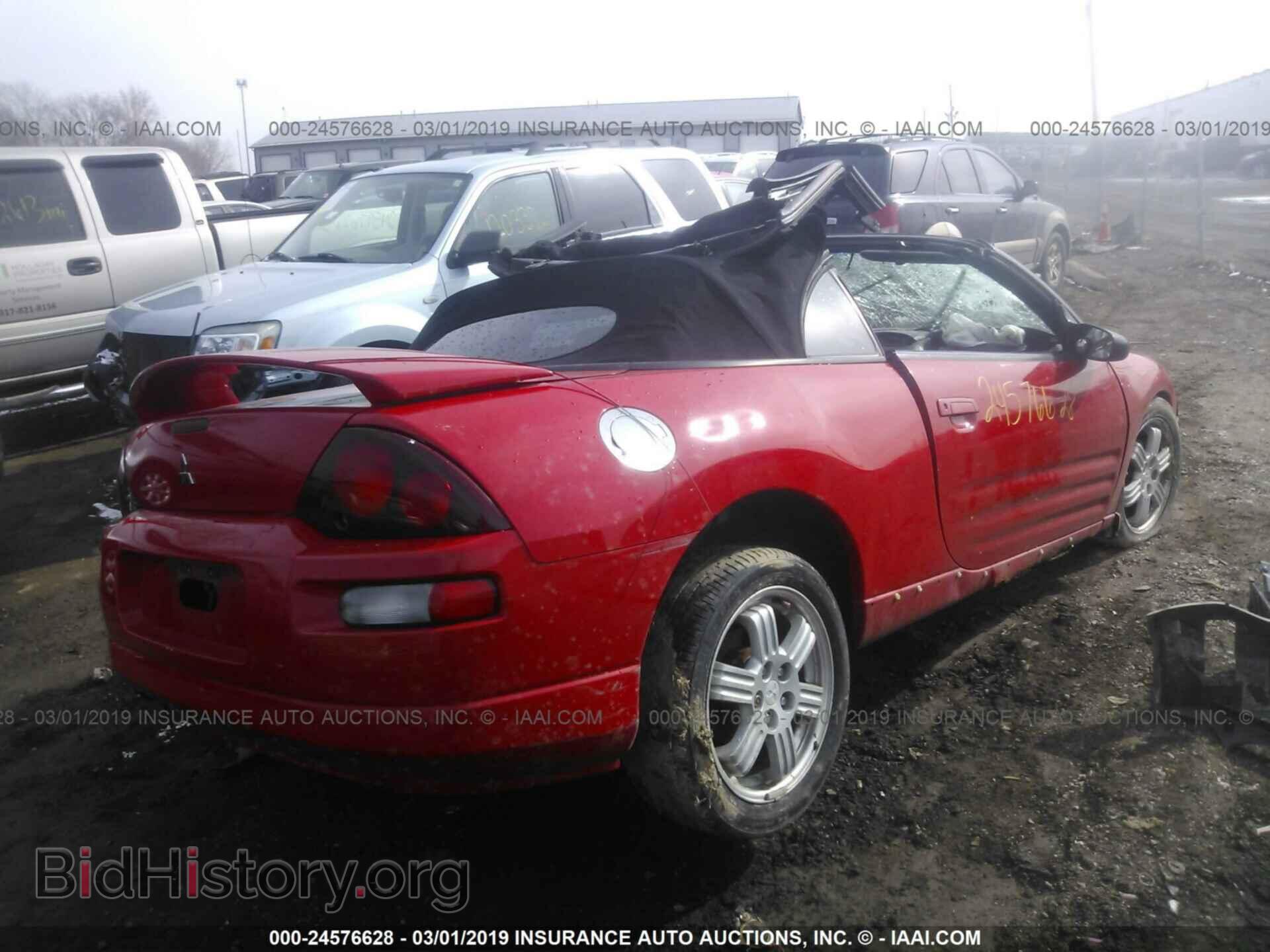 2001 MITSUBISHI ECLIPSE - VIN: 4A3AE85H51E011404 - Фото 4