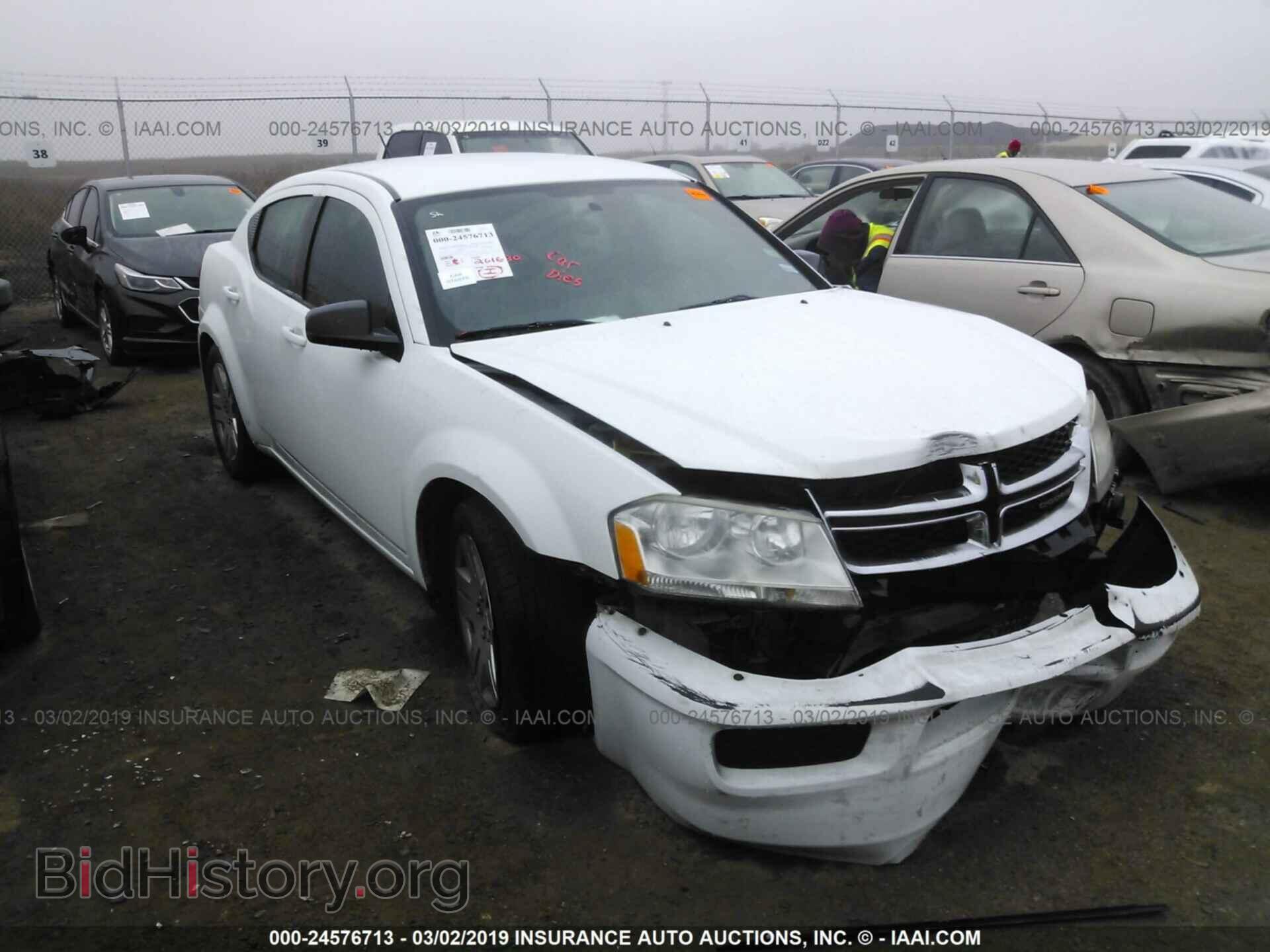Photo 1C3CDZAB7CN325374 - DODGE AVENGER 2012