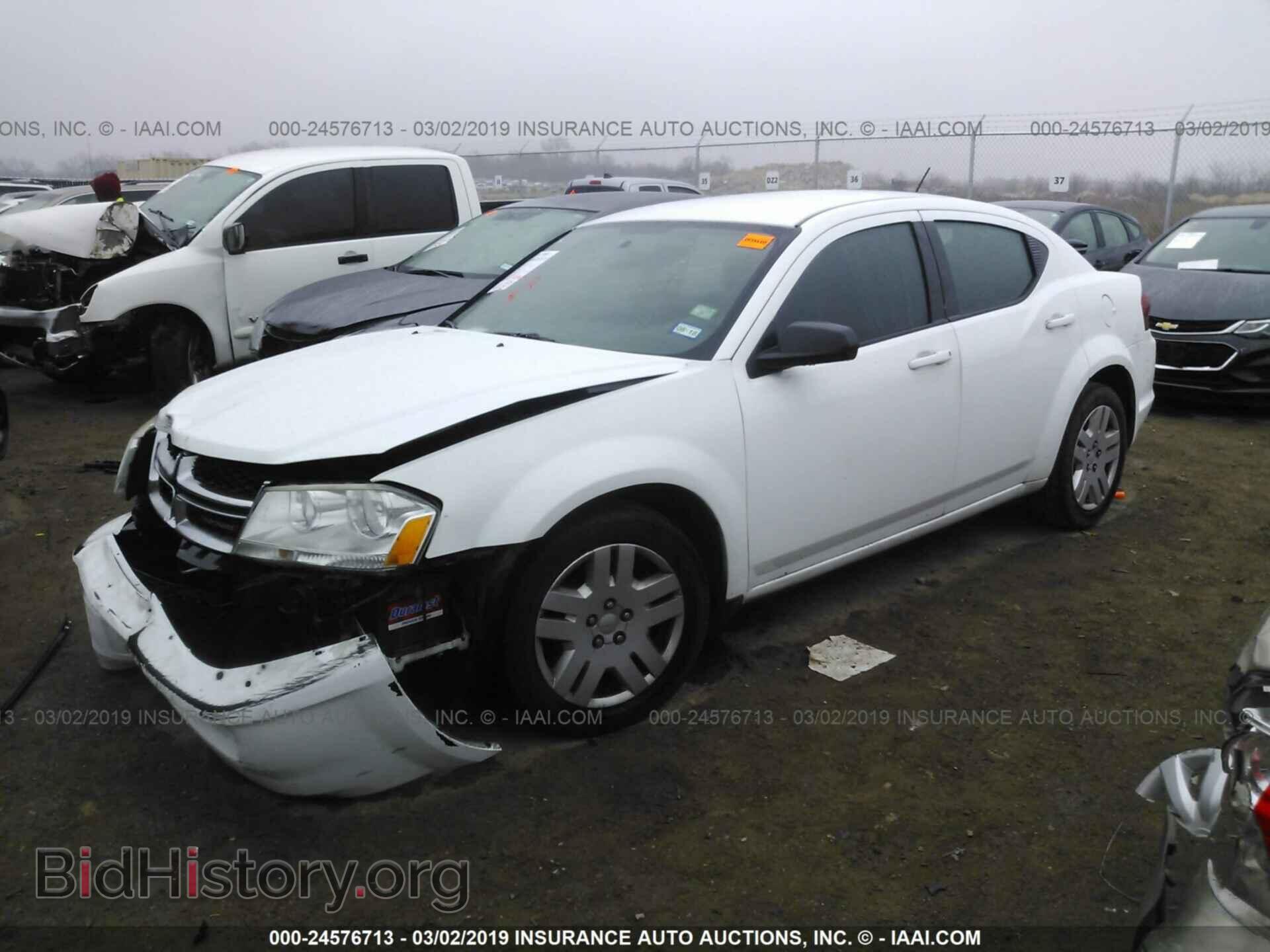 2012 DODGE AVENGER - VIN: 1C3CDZAB7CN325374 - Фото 2