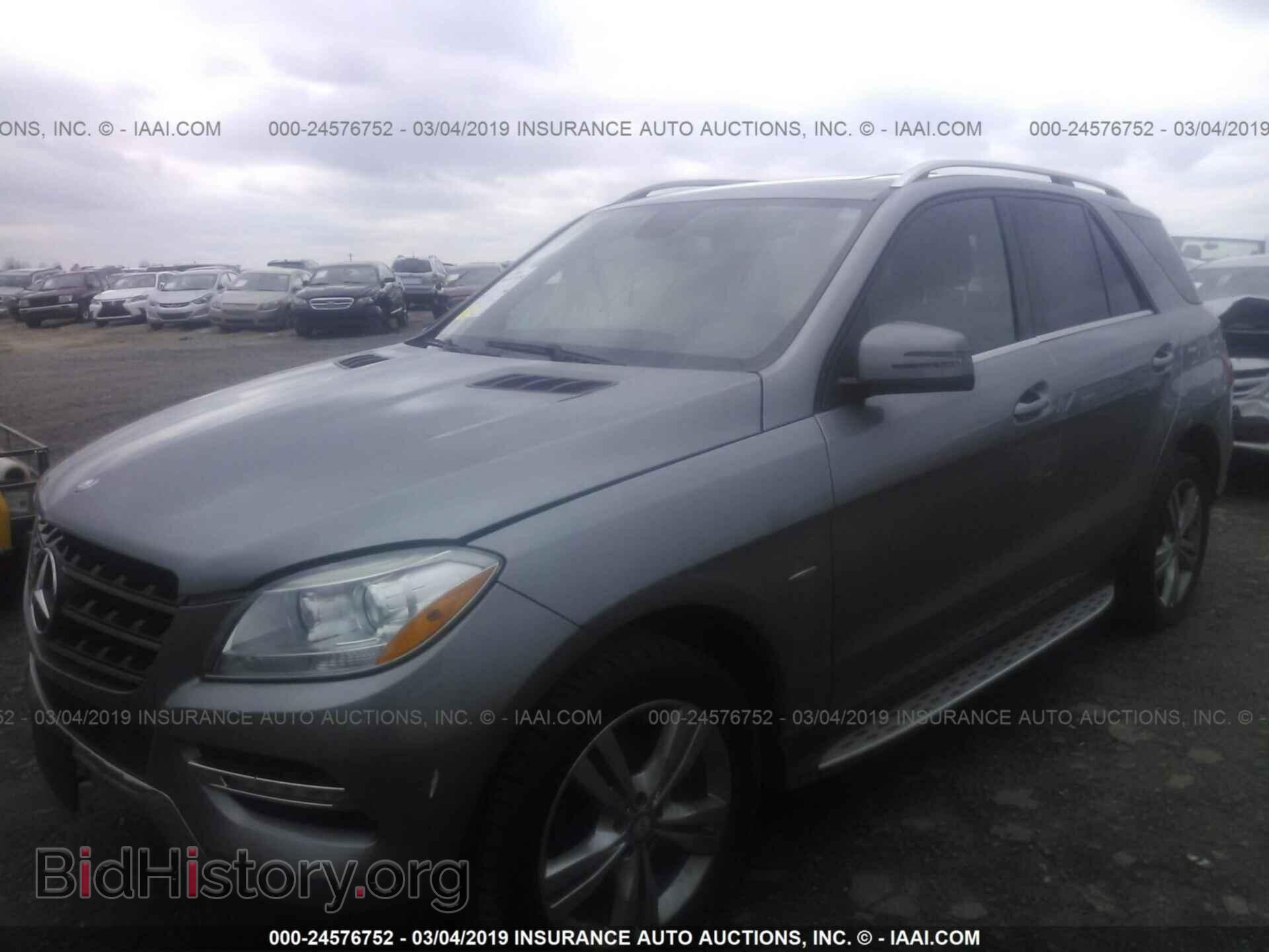 2012 MERCEDES-BENZ ML - VIN: 4JGDA5HBXCA070231 - Фото 2