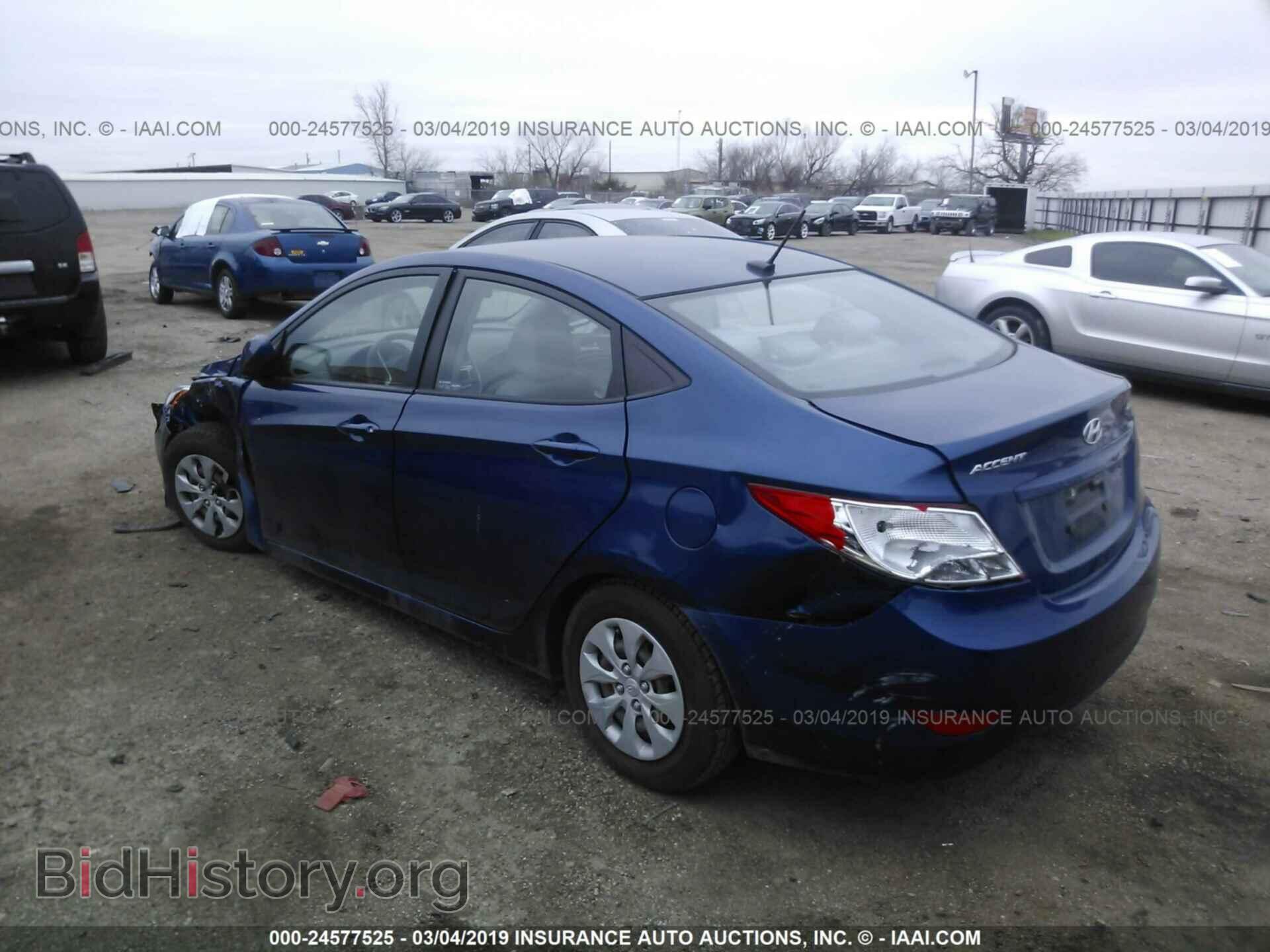2016 HYUNDAI ACCENT - VIN: KMHCT4AE3GU990470 - Фото 3