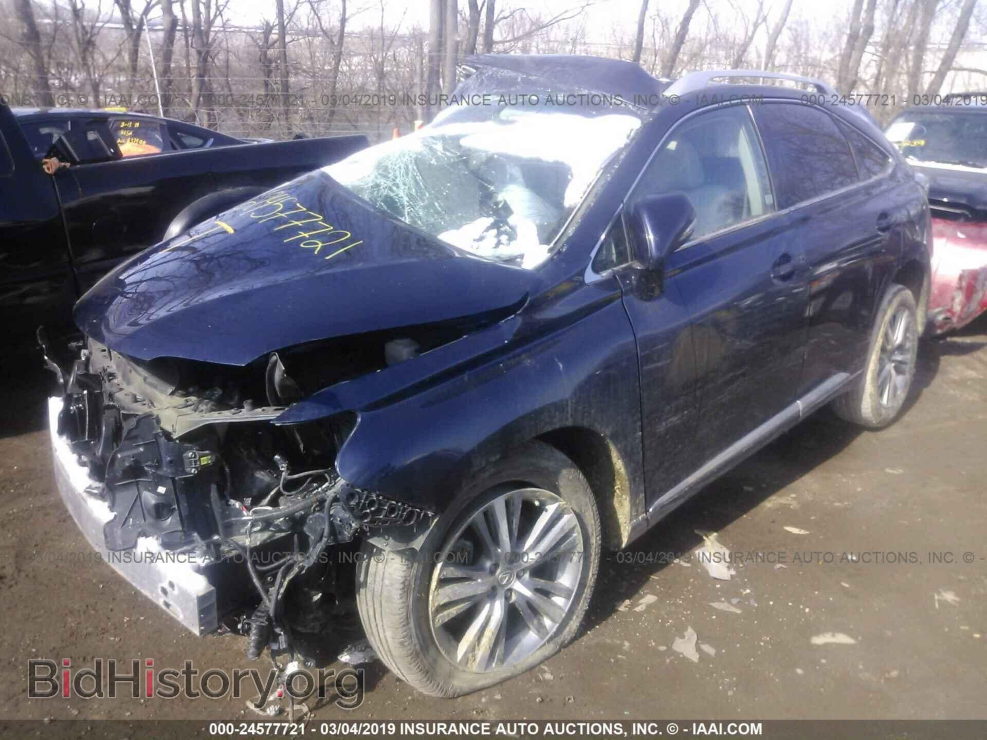 2015 LEXUS RX - VIN: 2T2BK1BAXFC290319 - Фото 2