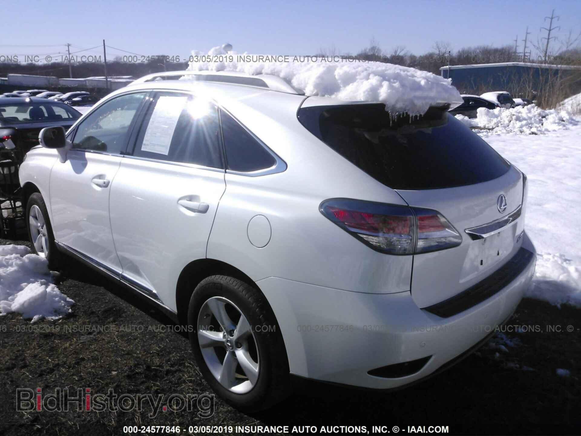 2015 LEXUS RX - VIN: 2T2BK1BA0FC277613 - Фото 3