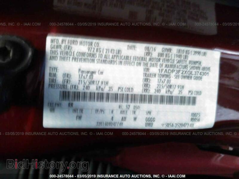 2016 Ford FOCUS (VIN 1FADP3F2XGL374301) — фото 9 из 10