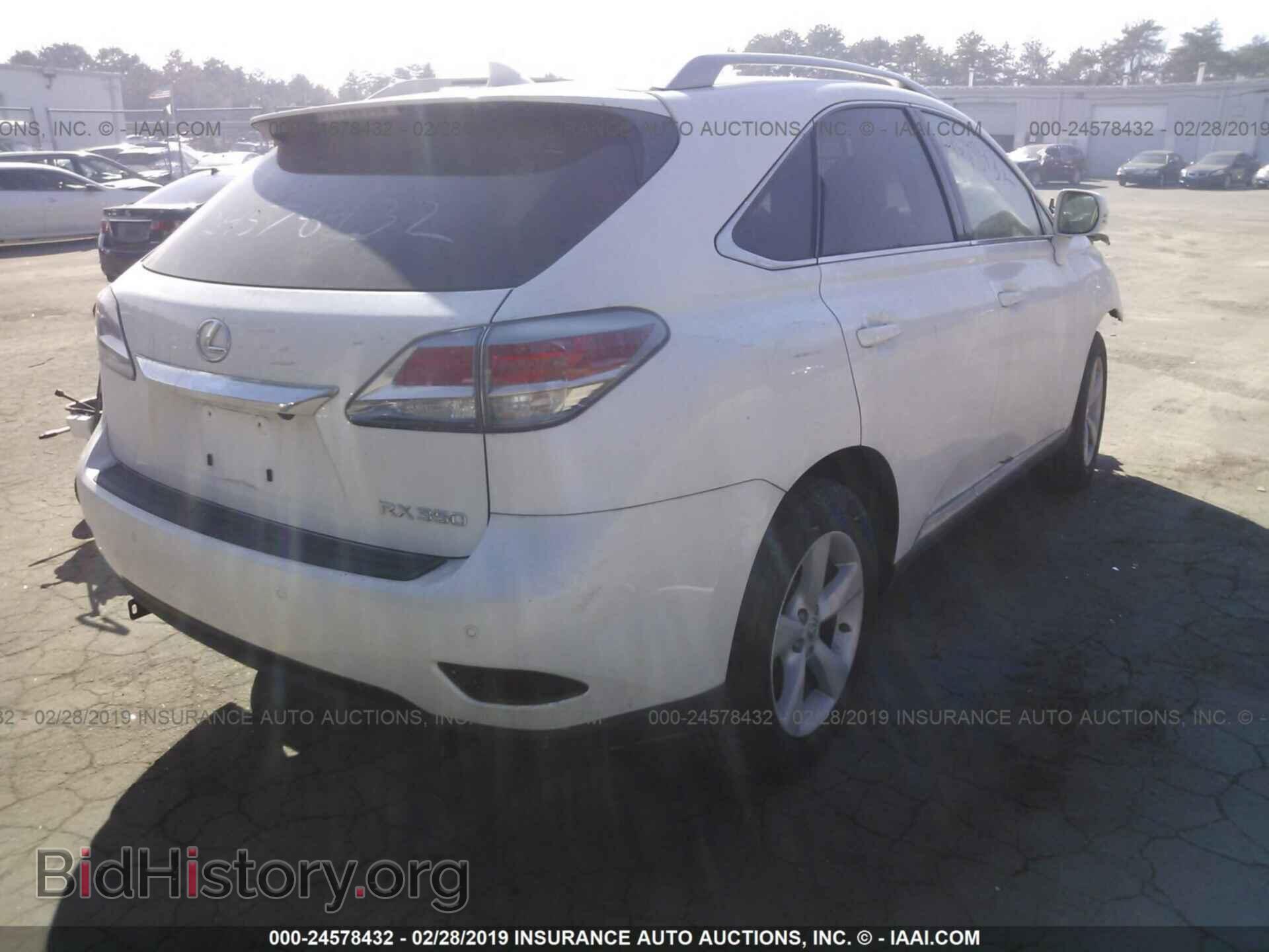 2015 LEXUS RX - VIN: 2T2BK1BA2FC315875 - Фото 4