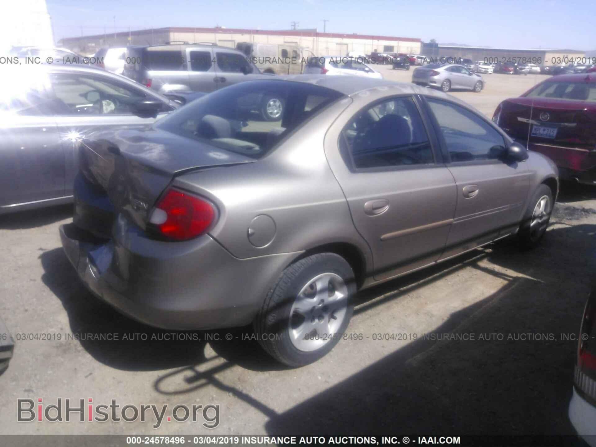 2002 DODGE NEON - VIN: 1B3AS46C72D595384 - Фото 4