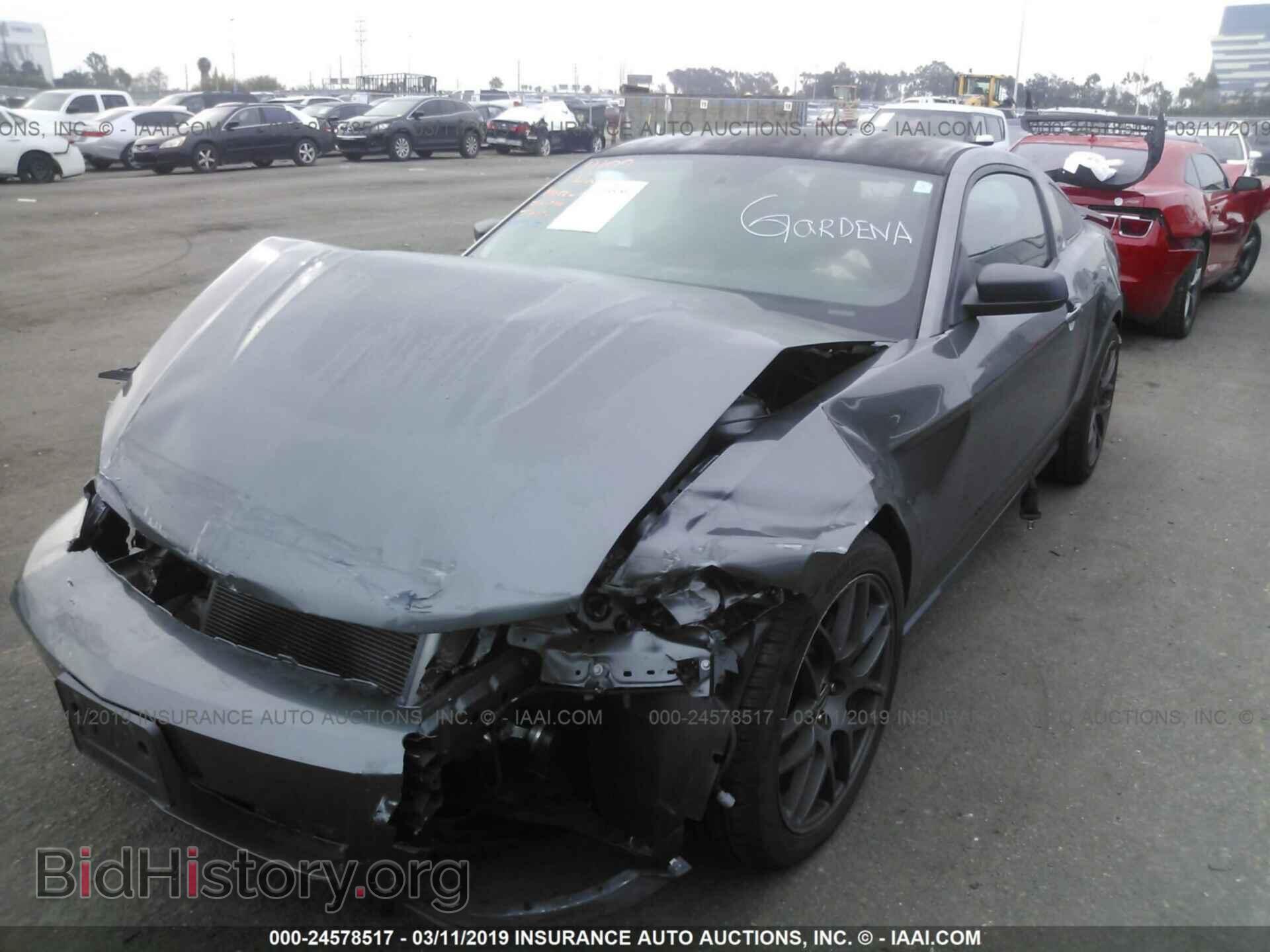 2012 FORD MUSTANG - VIN: 1ZVBP8AM7C5285840 - Фото 2