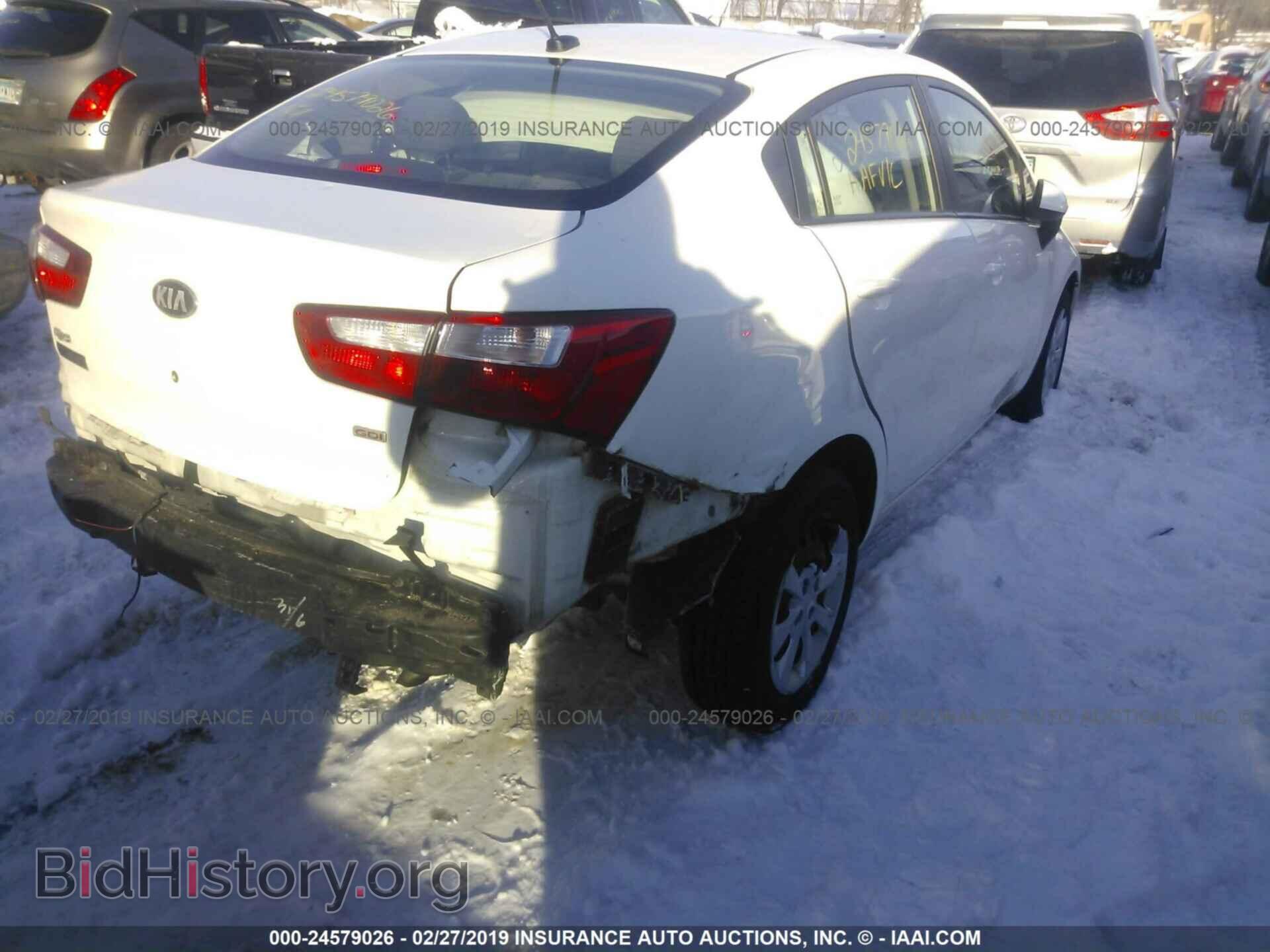 2013 KIA RIO - VIN: KNADM4A30D6236220 - Фото 4