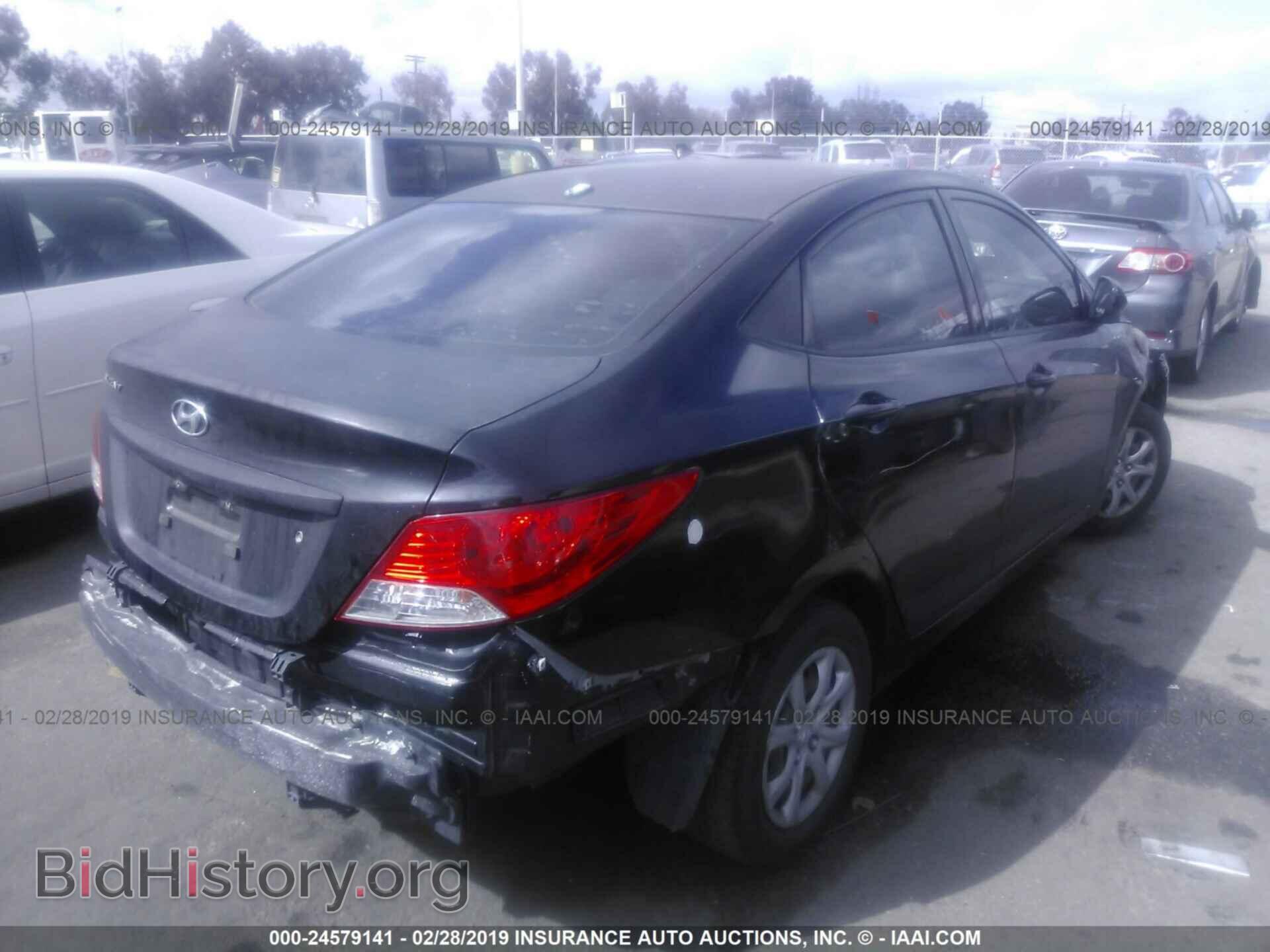 2012 HYUNDAI ACCENT - VIN: KMHCT4AE4CU063309 - Фото 4