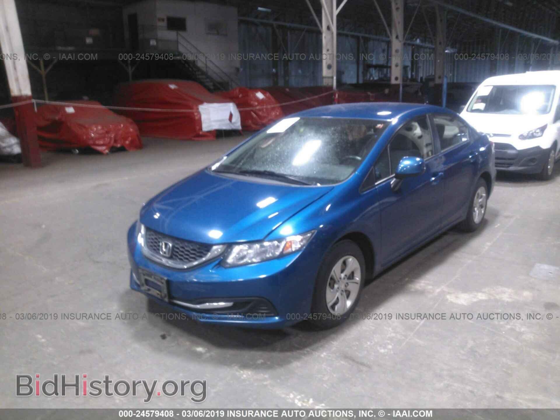 2013 HONDA CIVIC - VIN: 19XFB2F54DE222136 - Фото 2