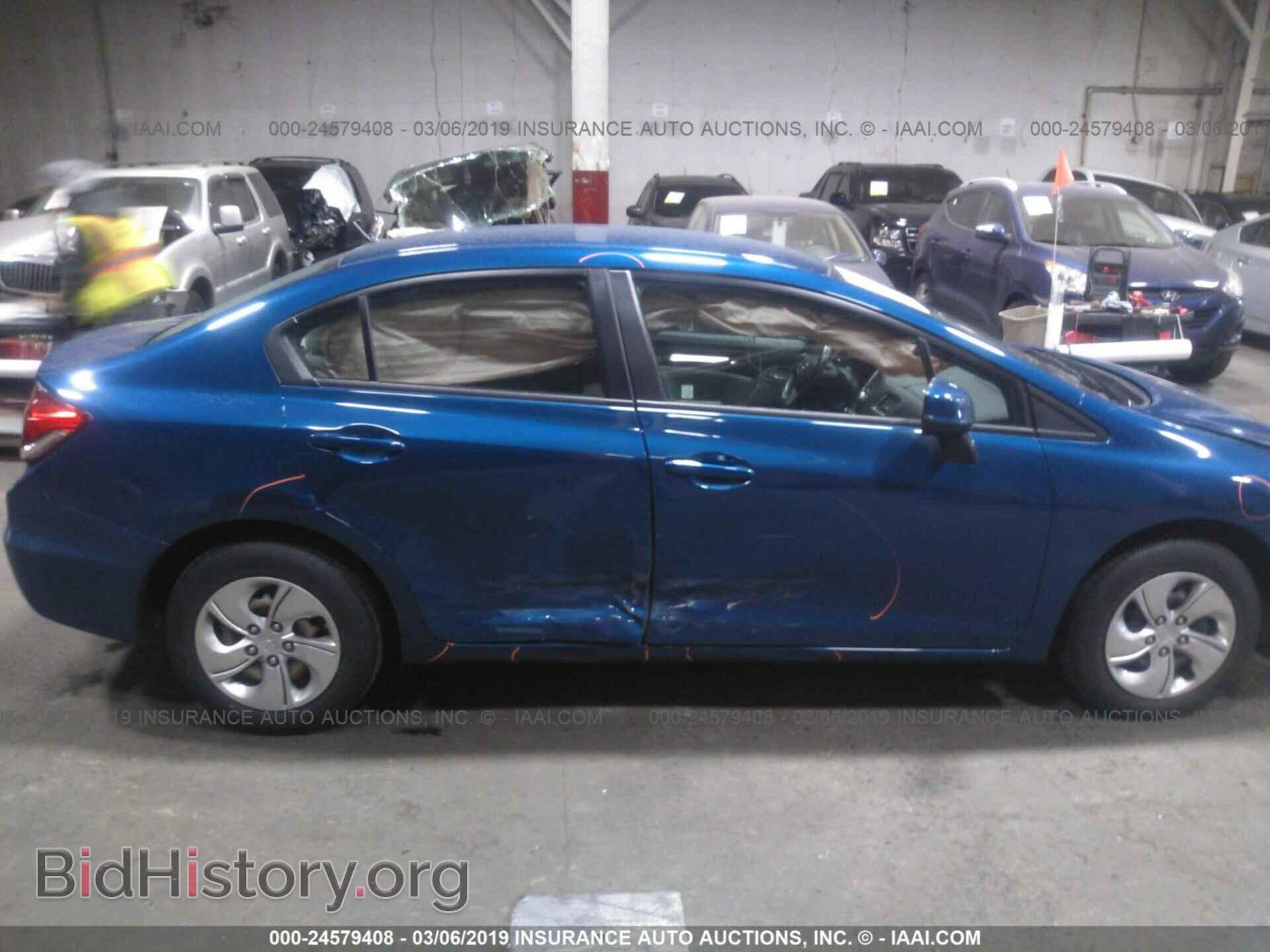 2013 HONDA CIVIC - VIN: 19XFB2F54DE222136 - Фото 6