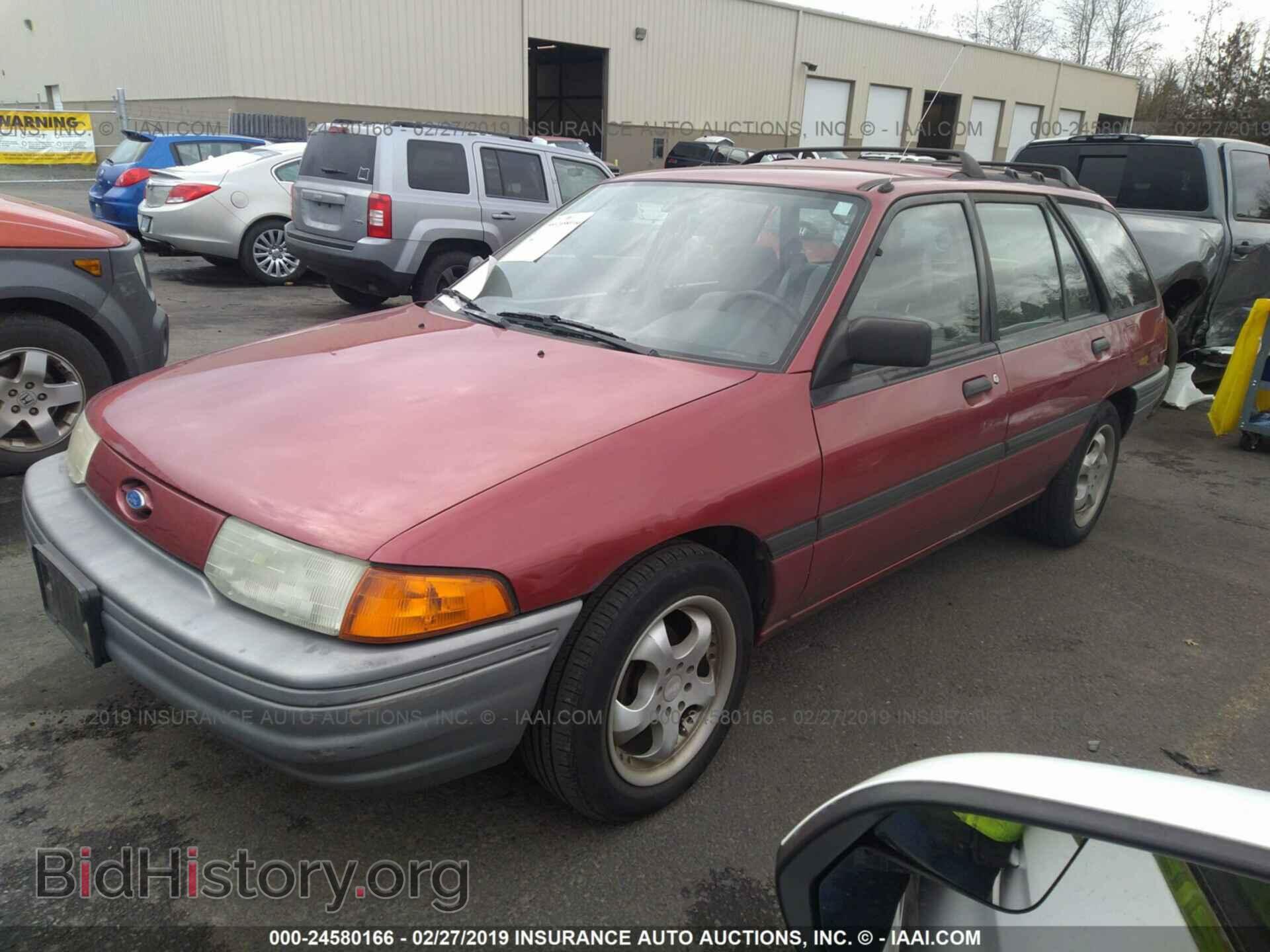 1992 FORD ESCORT - VIN: 3FAPP15J9NR108700 - Фото 2