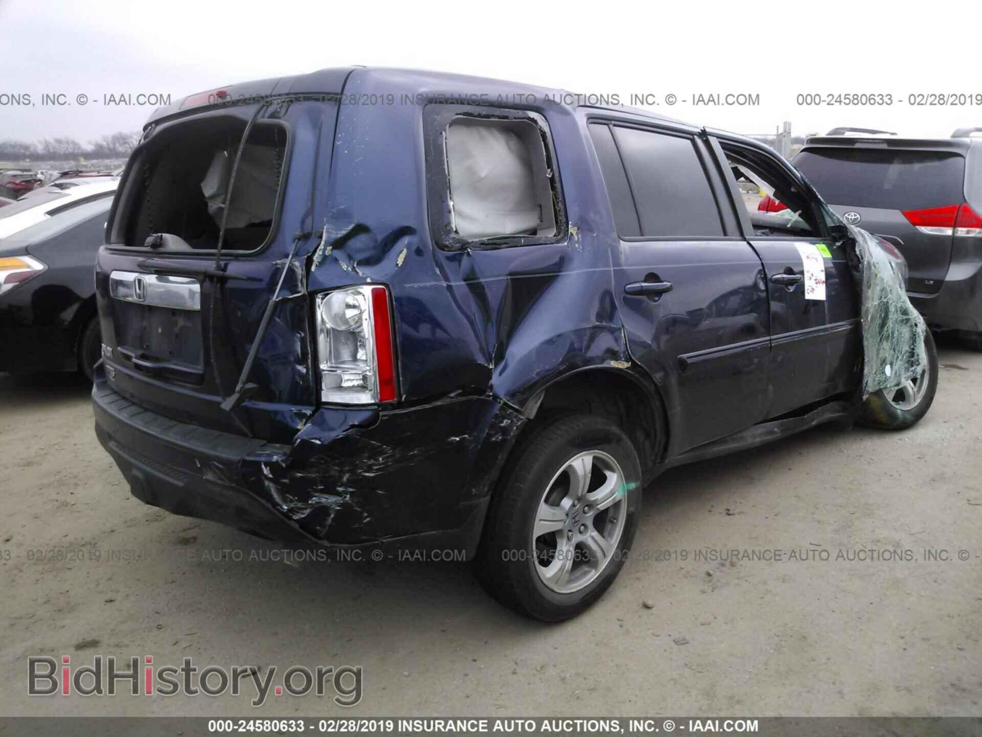 2013 HONDA PILOT - VIN: 5FNYF3H46DB033649 - Фото 4