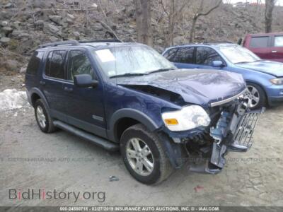 2006 Ford EXPLORER XLT, темно-синий — VIN 1FMEU73E36UB31401, IAAI
