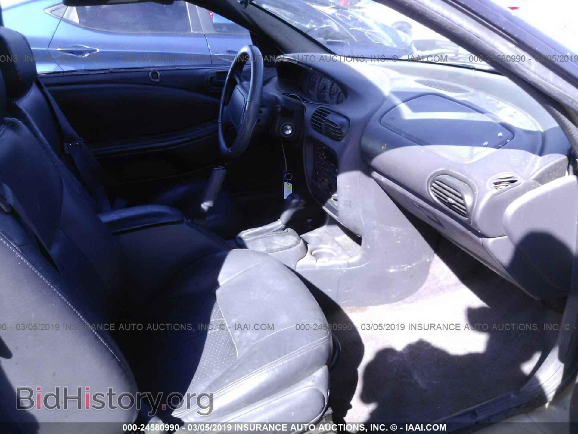 1998 CHRYSLER SEBRING - VIN: 3C3EL45X5WT292691 - Фото 5