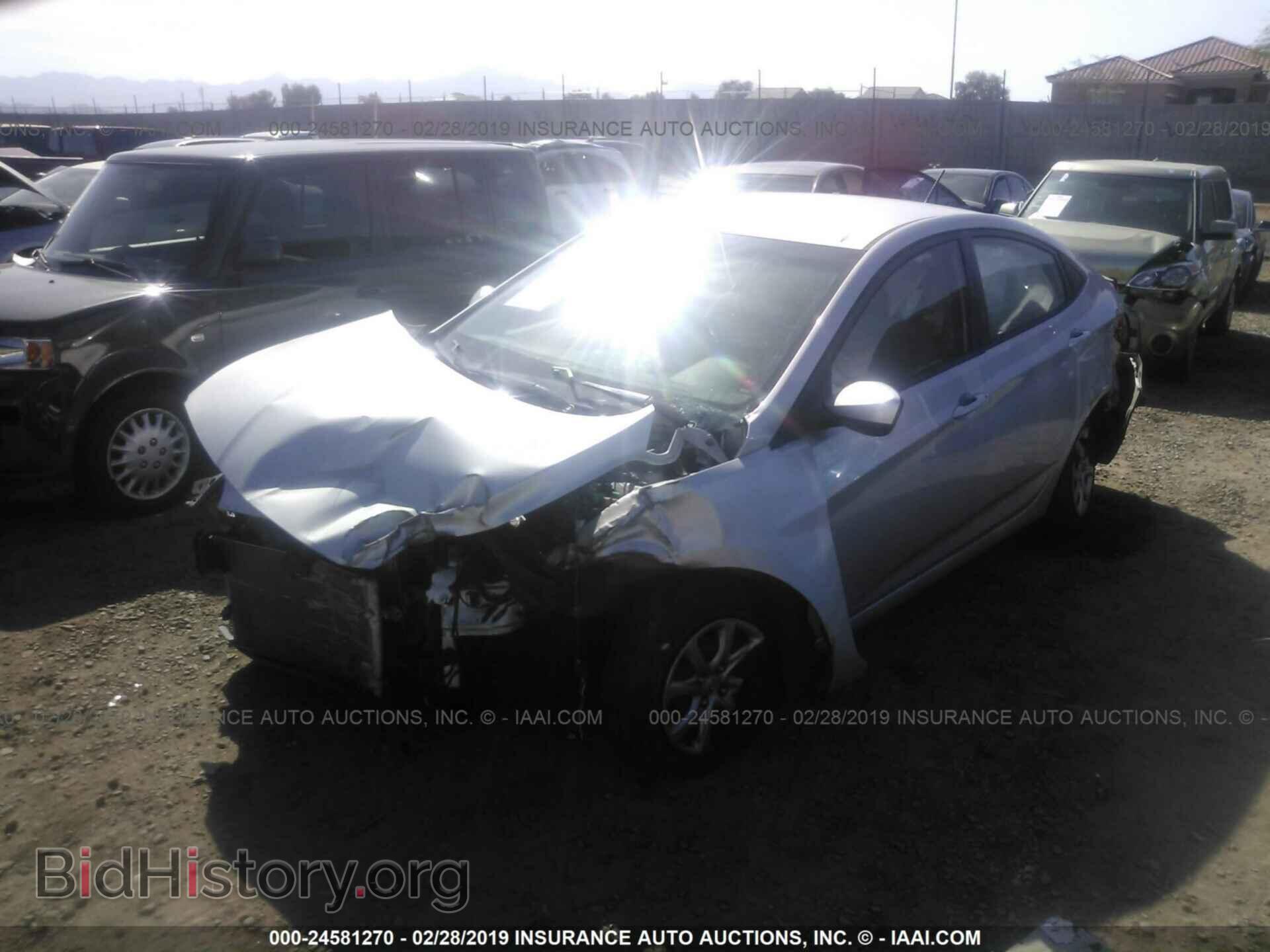 2014 HYUNDAI ACCENT - VIN: KMHCT4AE5EU687929 - Фото 2