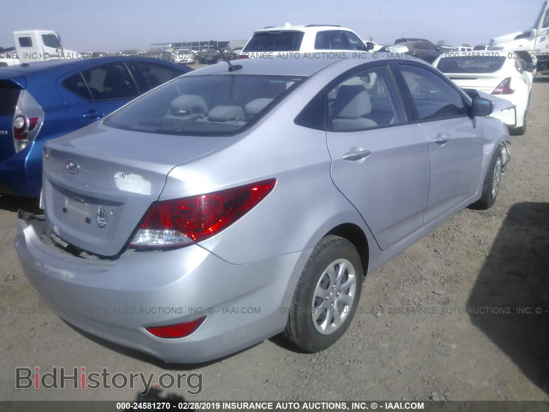 2014 HYUNDAI ACCENT - VIN: KMHCT4AE5EU687929 - Фото 4