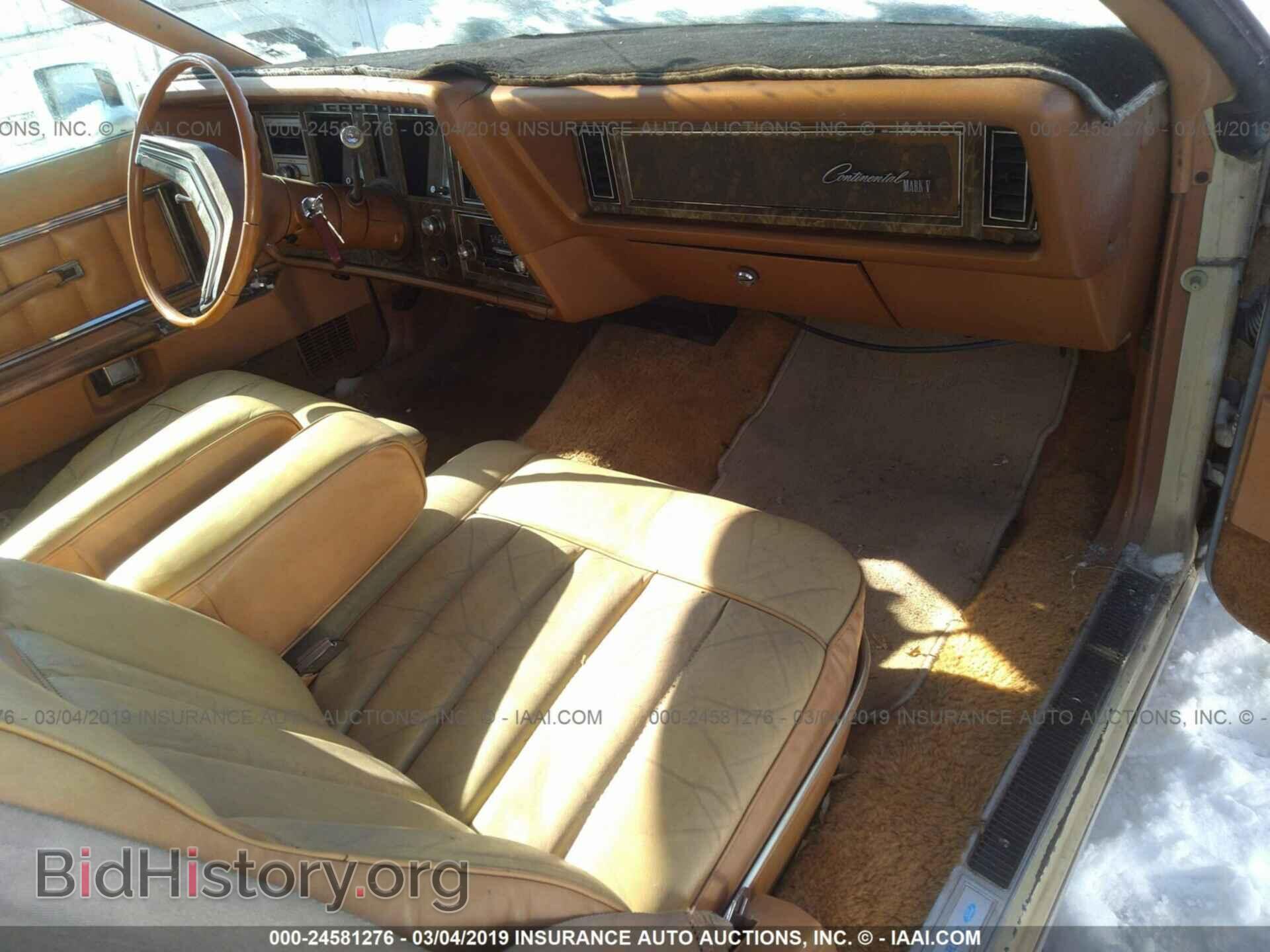 1977 LINCOLN CONTINENTAL - VIN: 7Y89A853239 - Фото 5