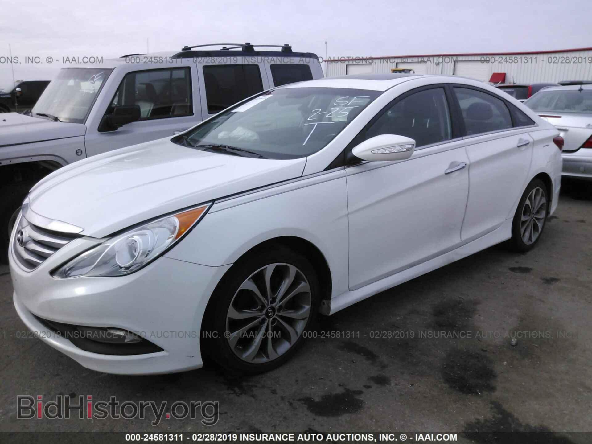 2014 HYUNDAI SONATA - VIN: 5NPEC4AB1EH857474 - Фото 2