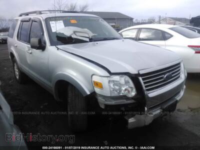 2010 Ford EXPLORER, серебристый — VIN 1FMEU6DE9AUB15429, IAAI
