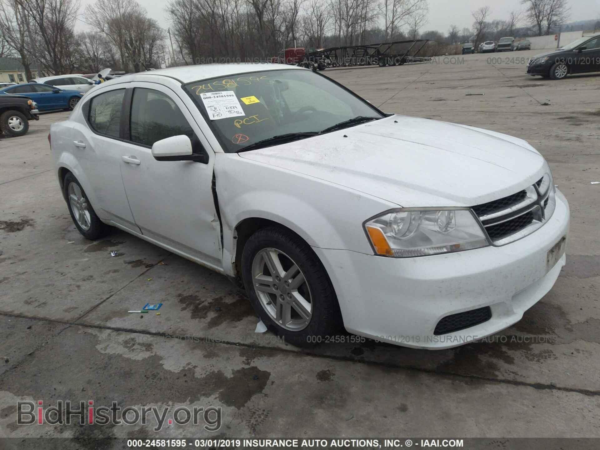 Фотография 1C3CDZCB2CN144602 - DODGE AVENGER 2012