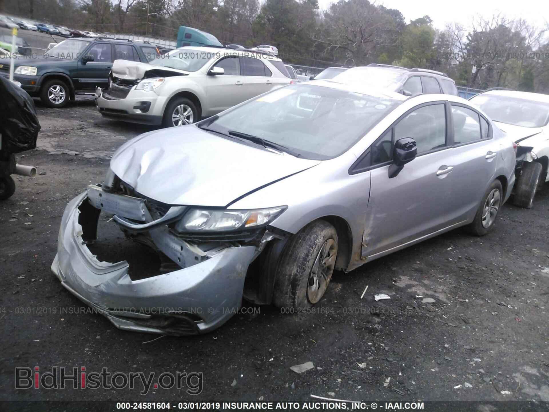 2013 HONDA CIVIC - VIN: 19XFB2F55DE089970 - Фото 2