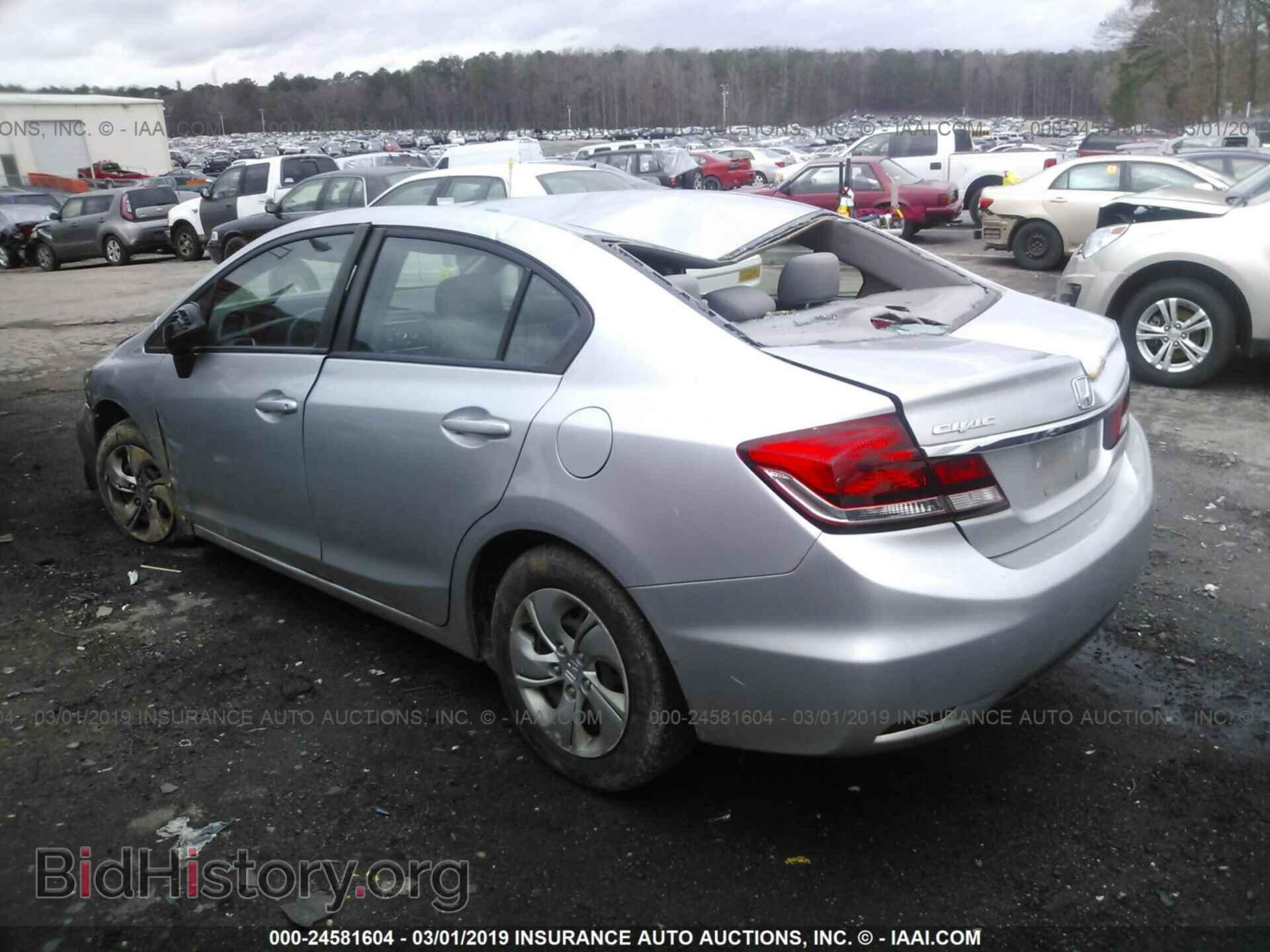 2013 HONDA CIVIC - VIN: 19XFB2F55DE089970 - Фото 3