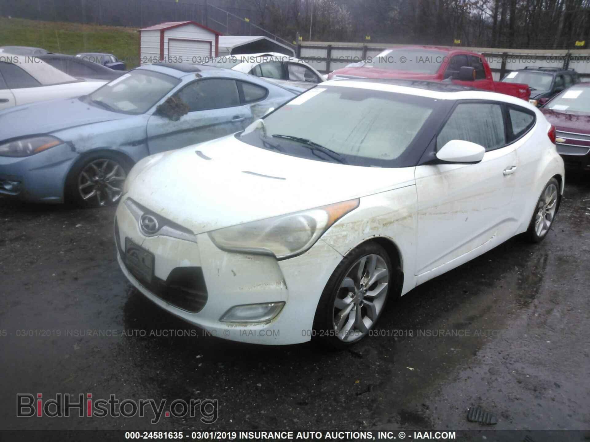 2012 HYUNDAI VELOSTER - VIN: KMHTC6AD7CU080270 - Фото 2