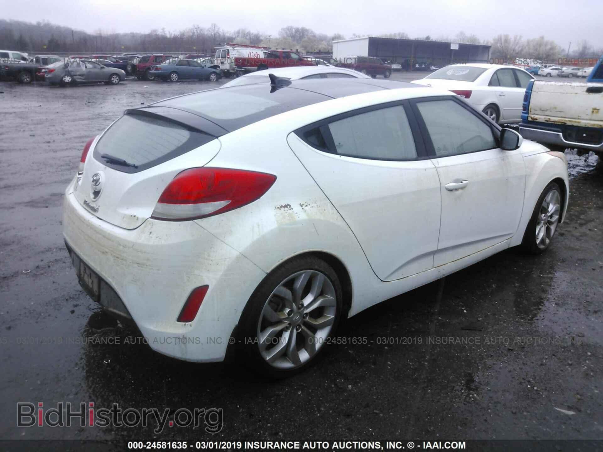 2012 HYUNDAI VELOSTER - VIN: KMHTC6AD7CU080270 - Фото 4