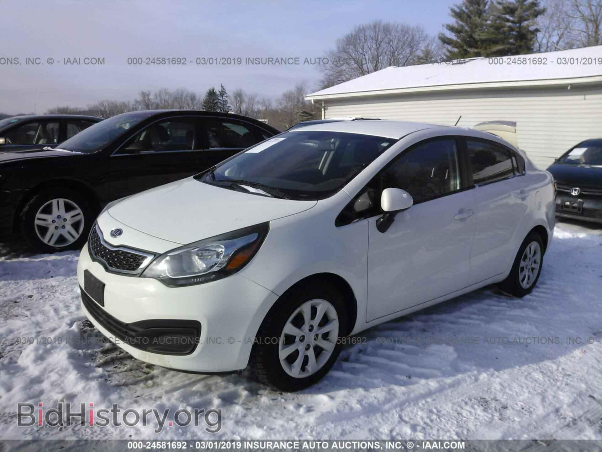 2012 KIA RIO - VIN: KNADN4A36C6057580 - Фото 2