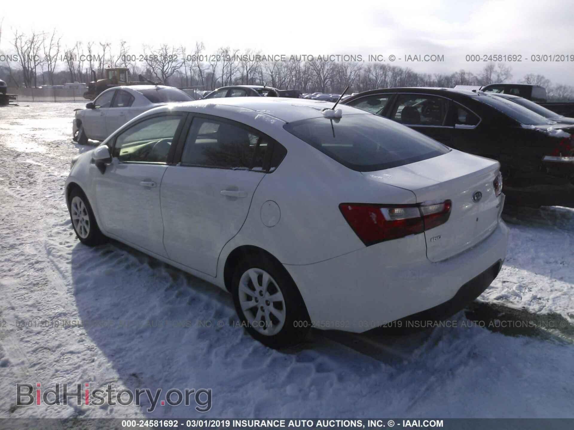 2012 KIA RIO - VIN: KNADN4A36C6057580 - Фото 3