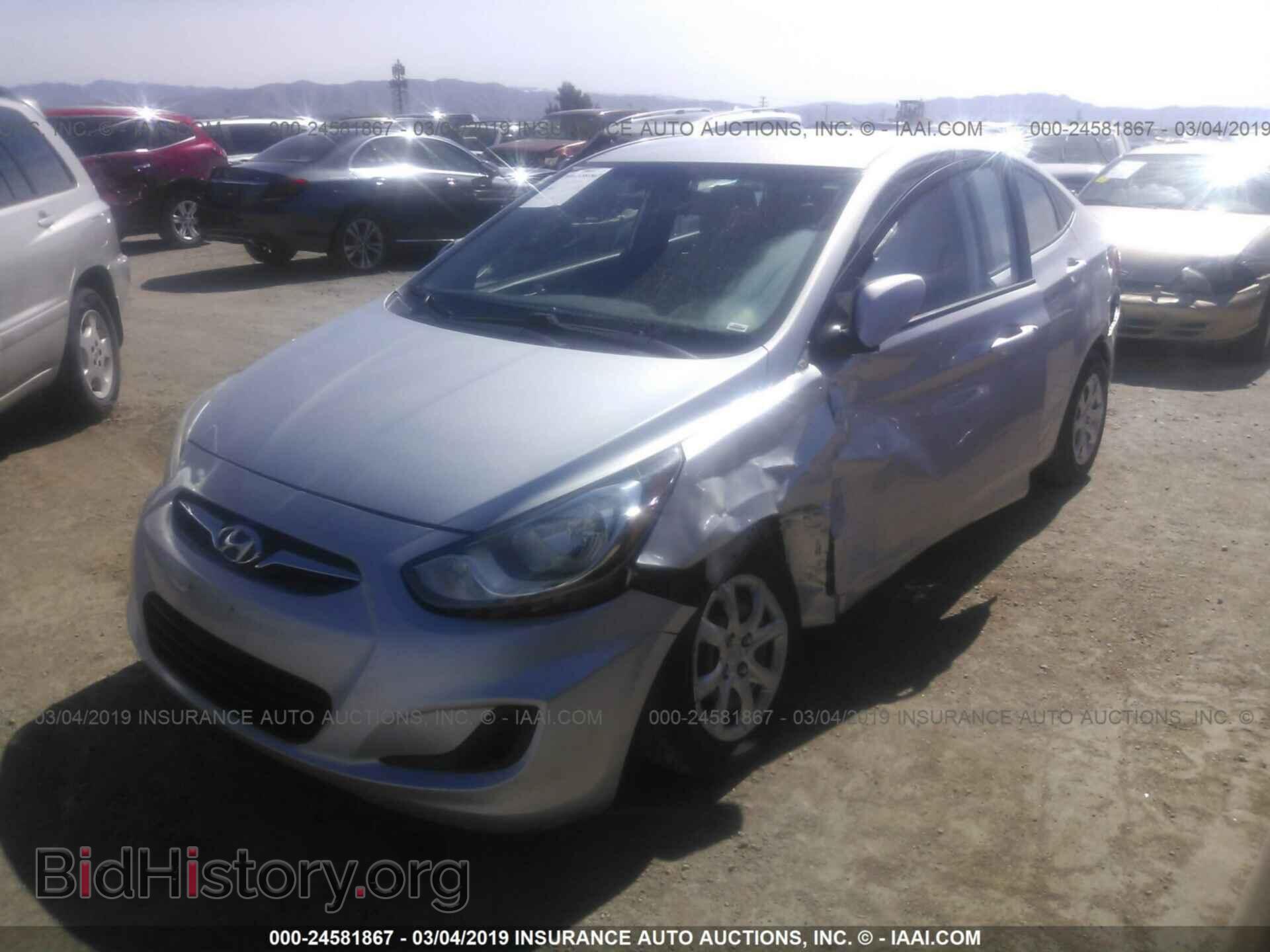 2014 HYUNDAI ACCENT - VIN: KMHCT4AE3EU619354 - Фото 2