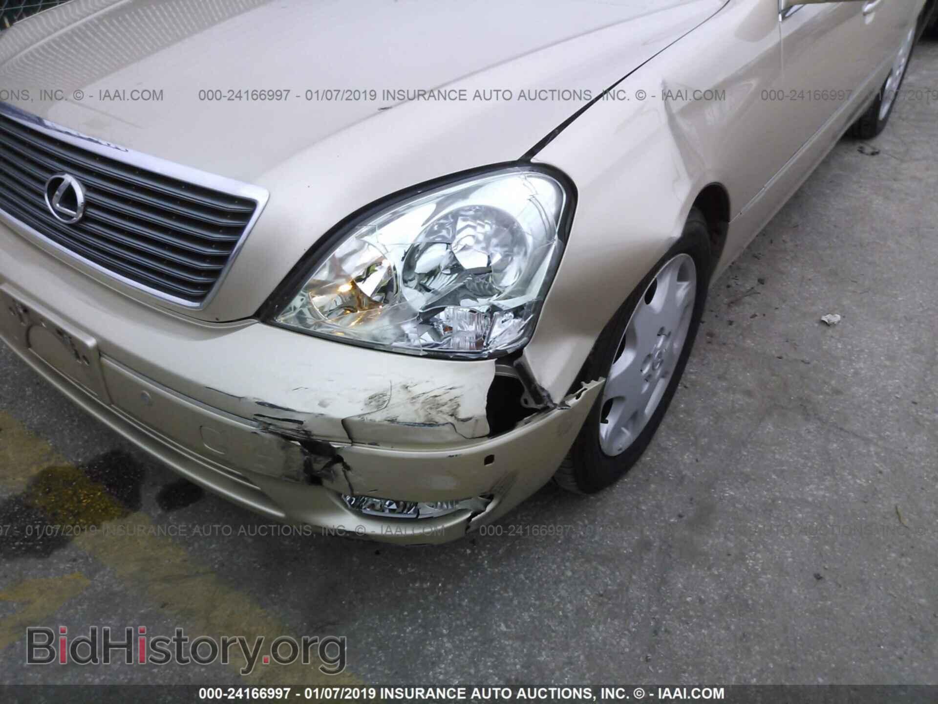2003 LEXUS LS - VIN: JTHBN30F630100915 - Фото 6