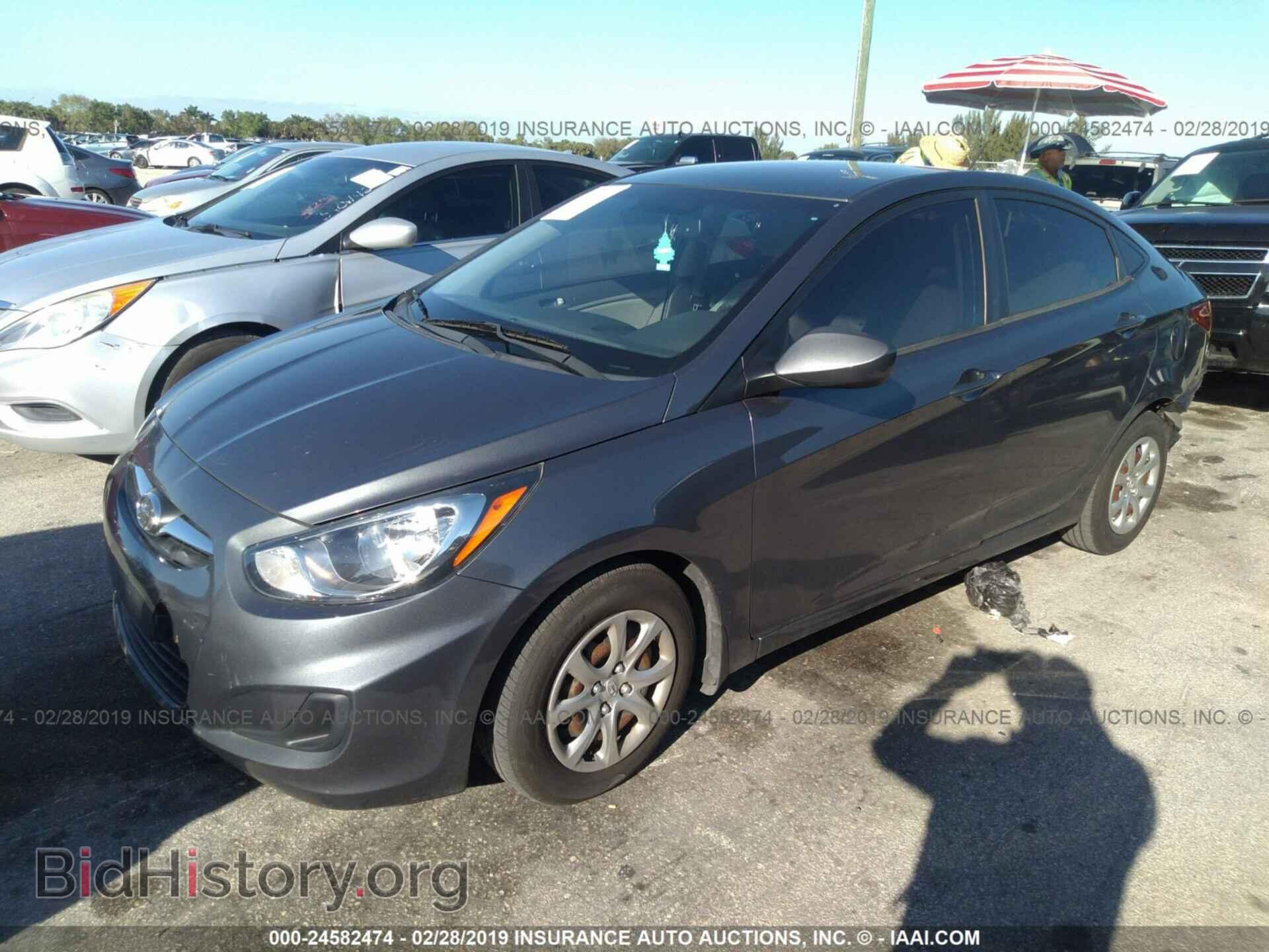 2013 HYUNDAI ACCENT - VIN: KMHCT4AE2DU414669 - Фото 2