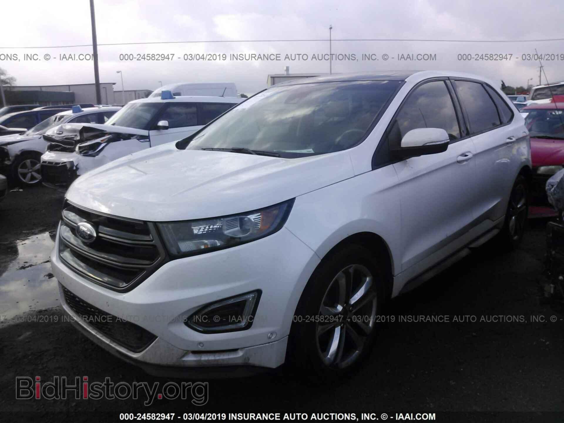 2015 FORD EDGE - VIN: 2FMPK3AP3FBB11490 - Фото 2