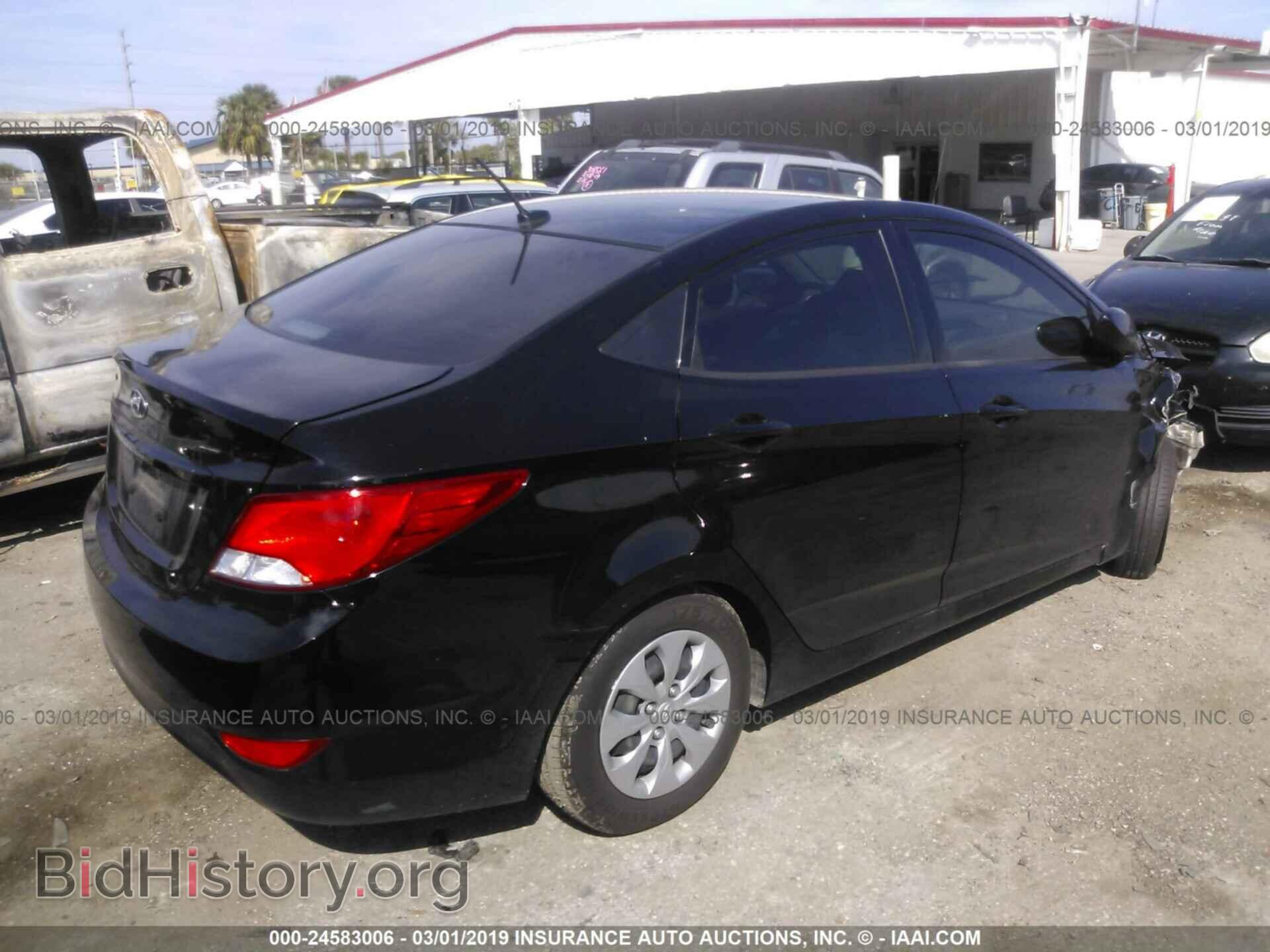 2016 HYUNDAI ACCENT - VIN: KMHCT4AE9GU150614 - Фото 4