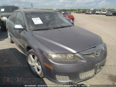 2006 Mazda 6 I, gray — VIN 1YVHP80C265M32005, IAAI