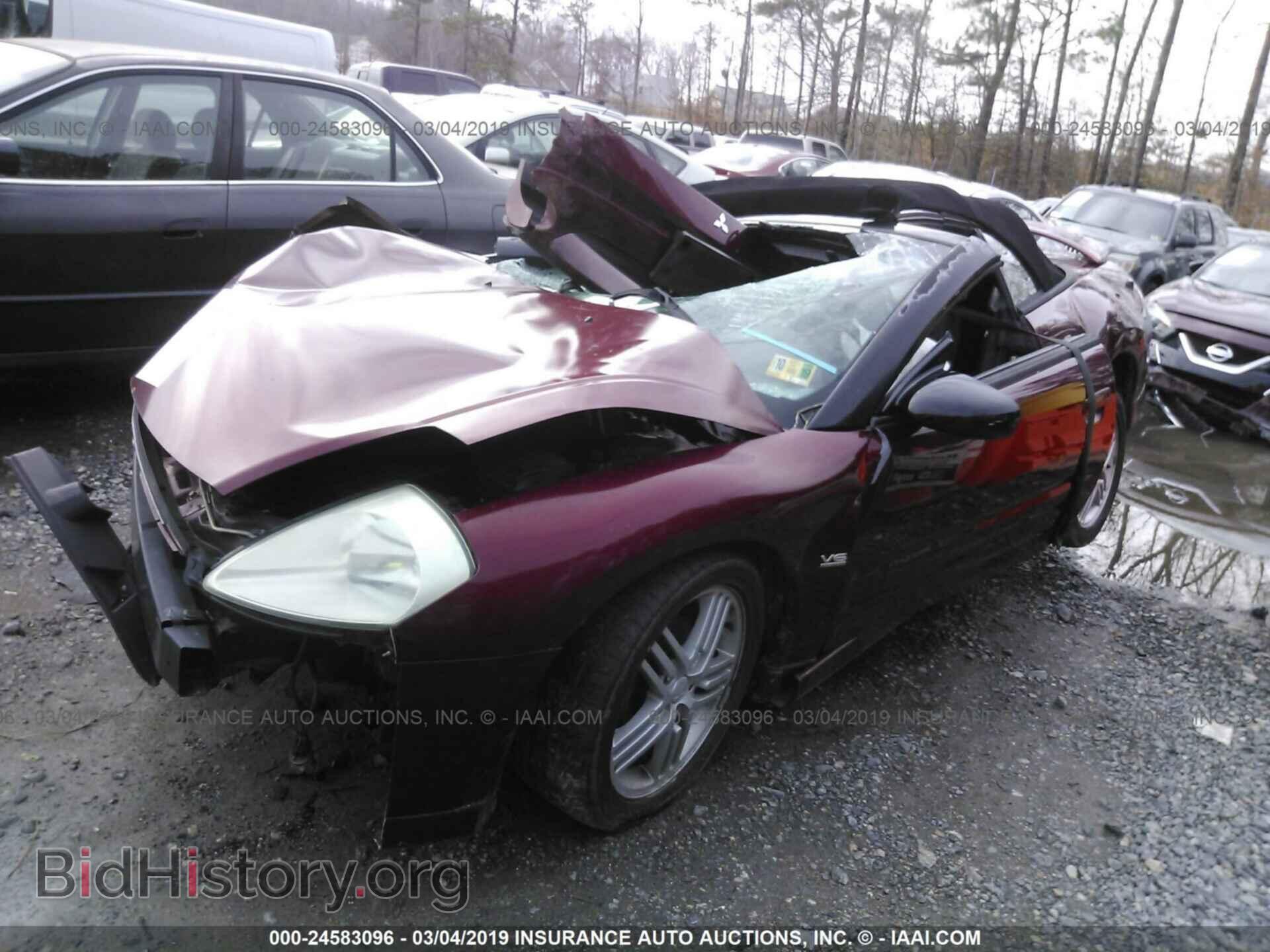 2004 MITSUBISHI ECLIPSE - VIN: 4A3AE55HX4E070404 - Фото 2