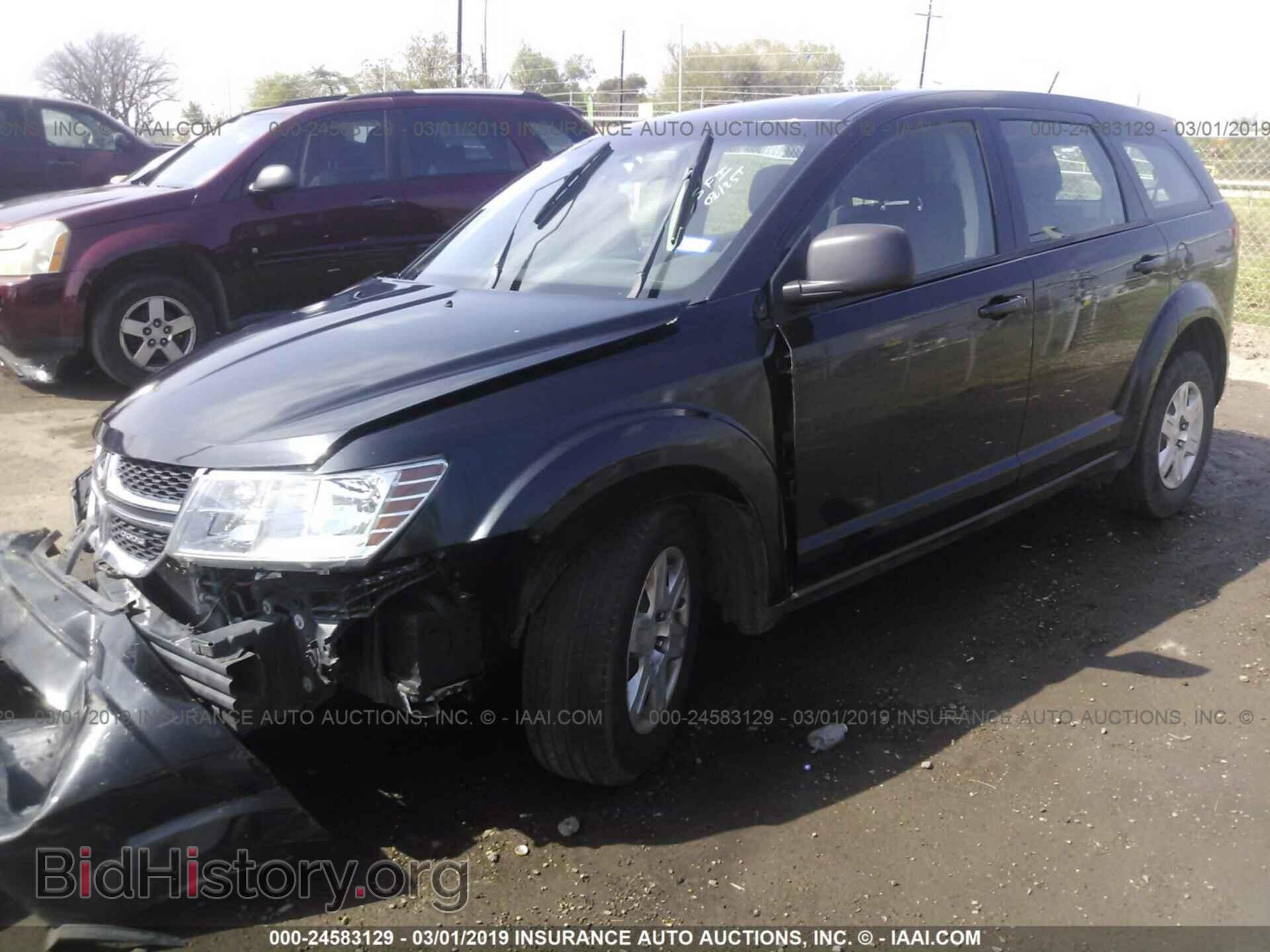 2012 DODGE JOURNEY - VIN: 3C4PDCAB2CT362763 - Фото 2