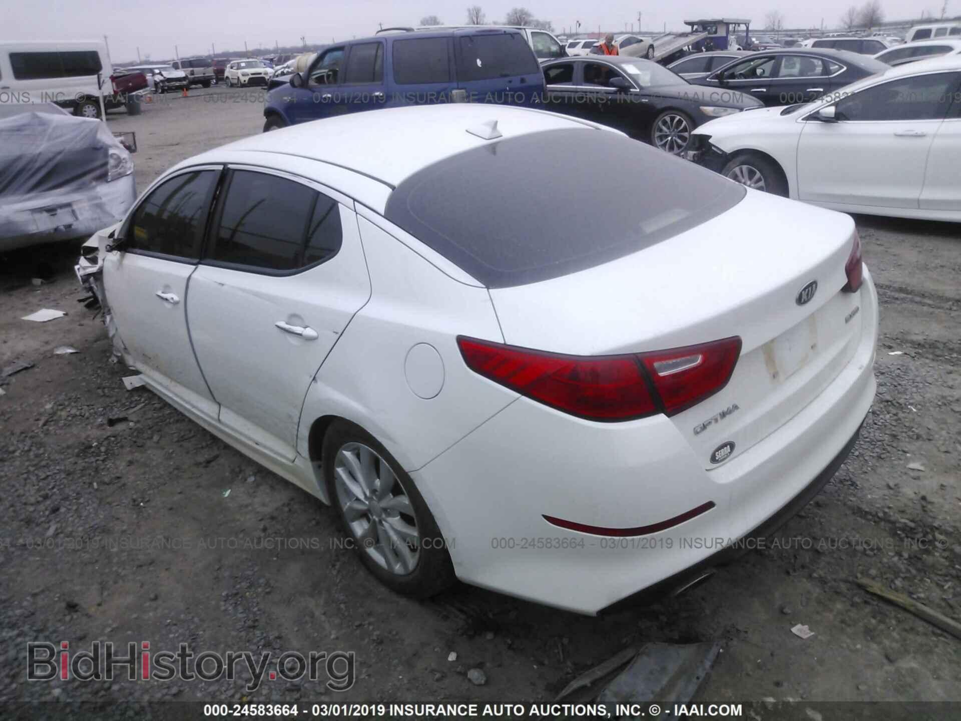 2015 KIA OPTIMA - VIN: 5XXGN4A72FG374961 - Фото 3