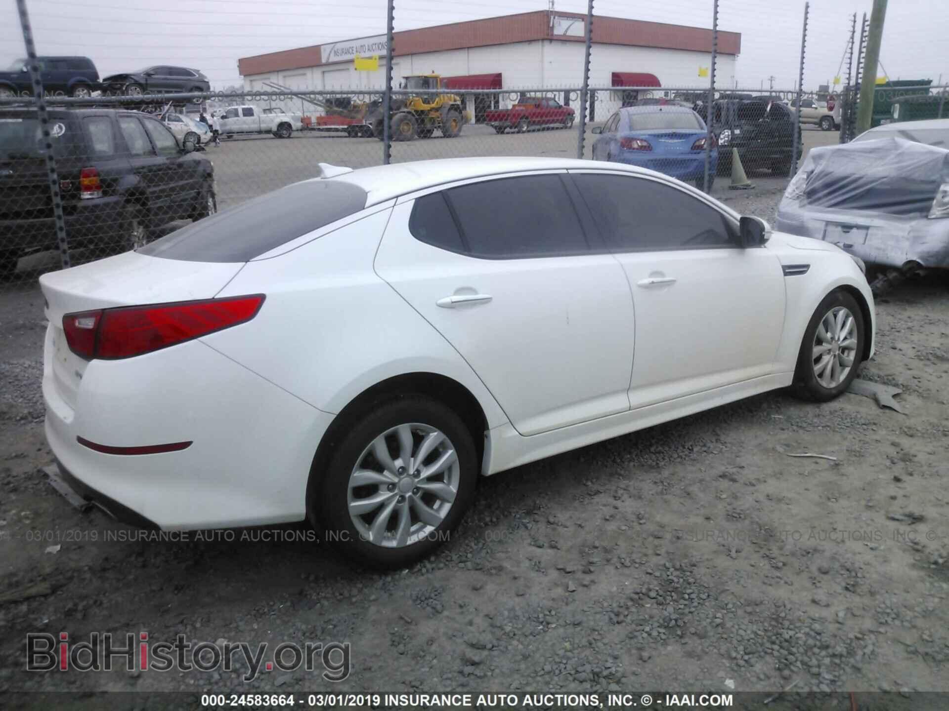 2015 KIA OPTIMA - VIN: 5XXGN4A72FG374961 - Фото 4