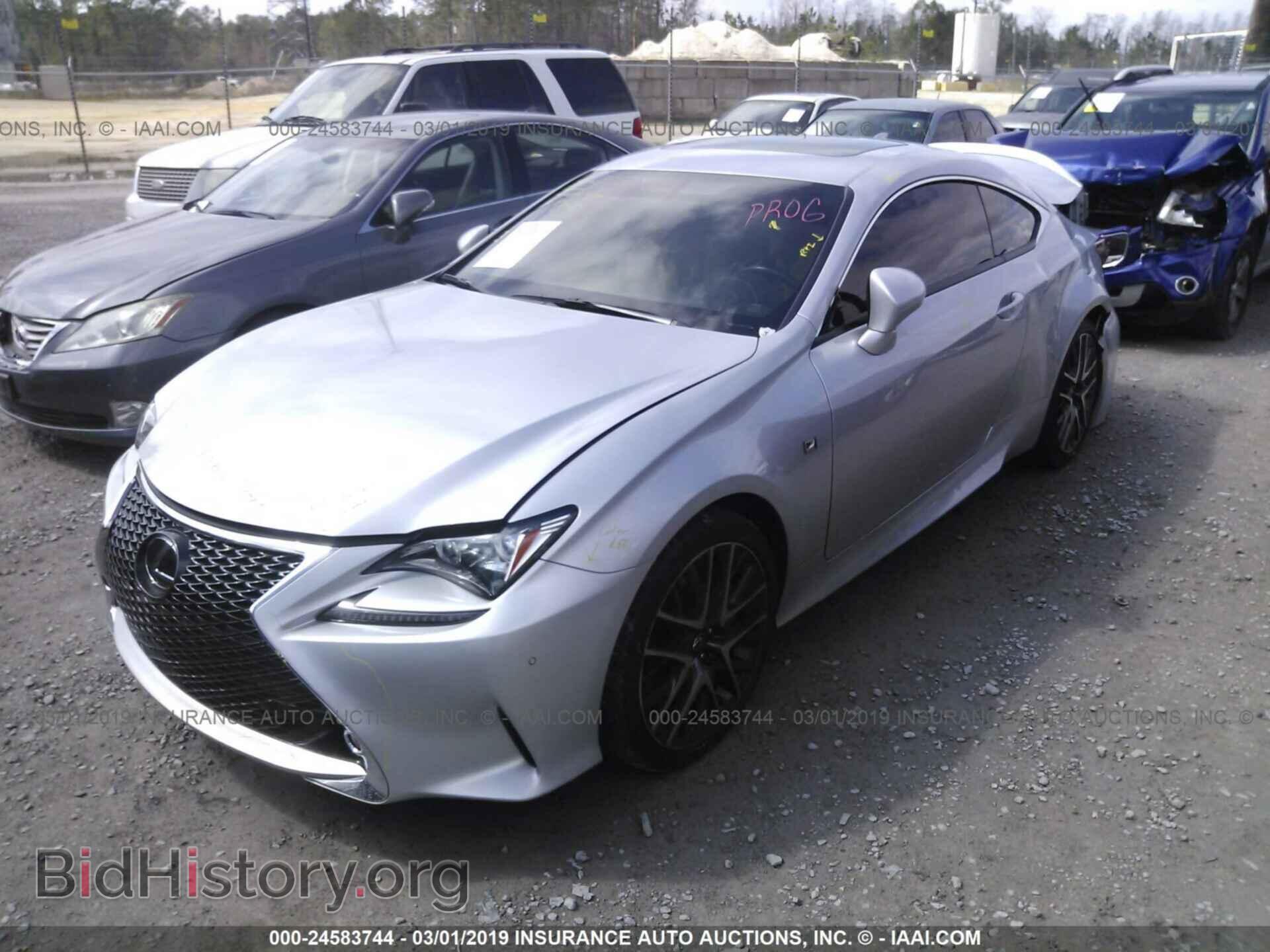 2017 LEXUS RC - VIN: JTHHE5BC3H5015033 - Фото 2